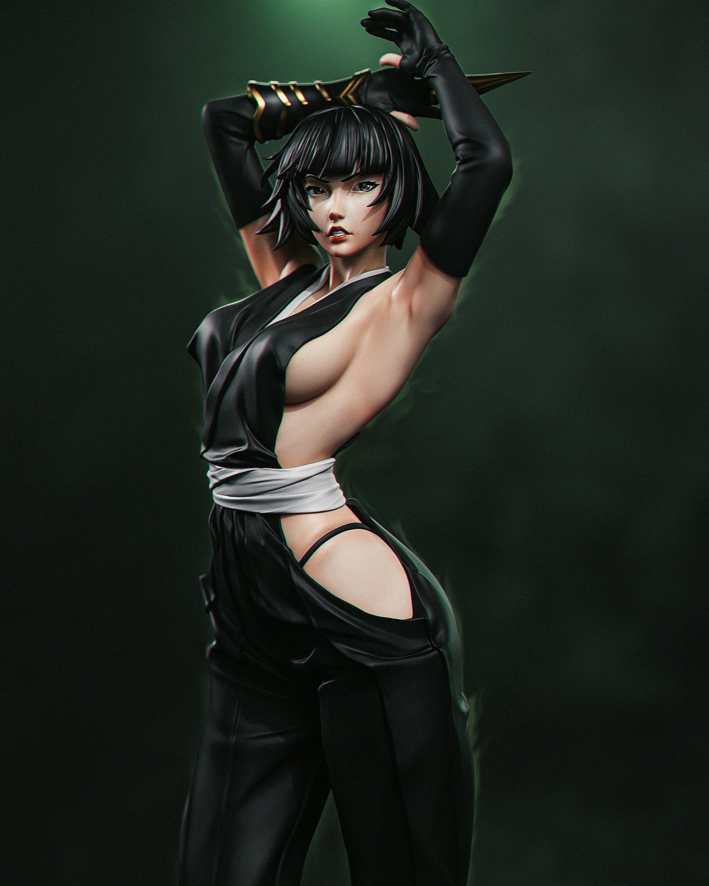 Soi Fon style Stealth Commander resin kit – Unpainted 3D Printed Model kit