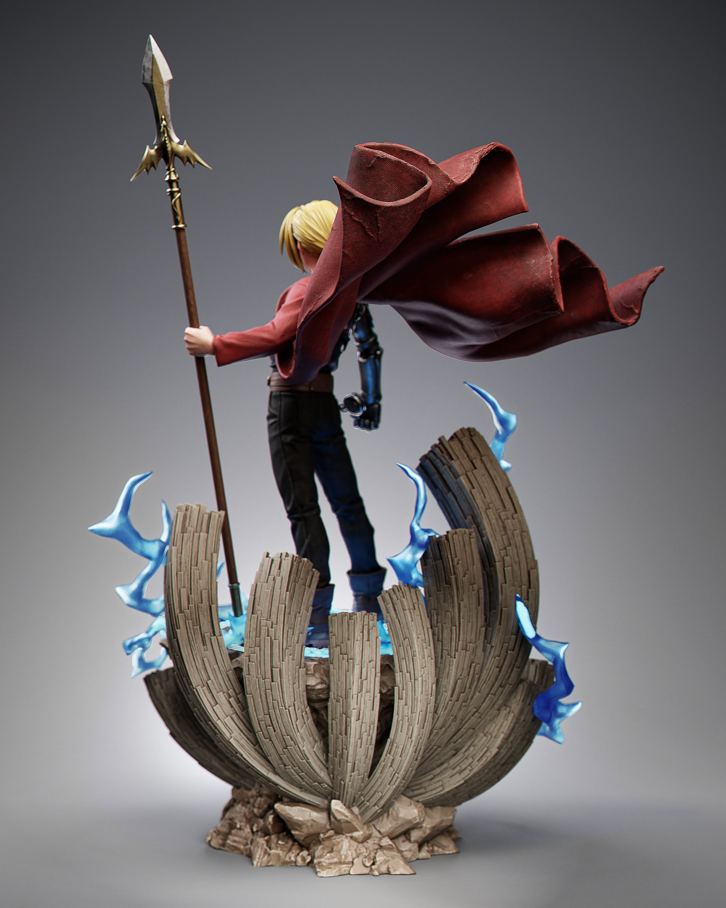 Edward Elric Style Fullmetal Alchemist Unpainted Resin Kit (1/6-1/12)