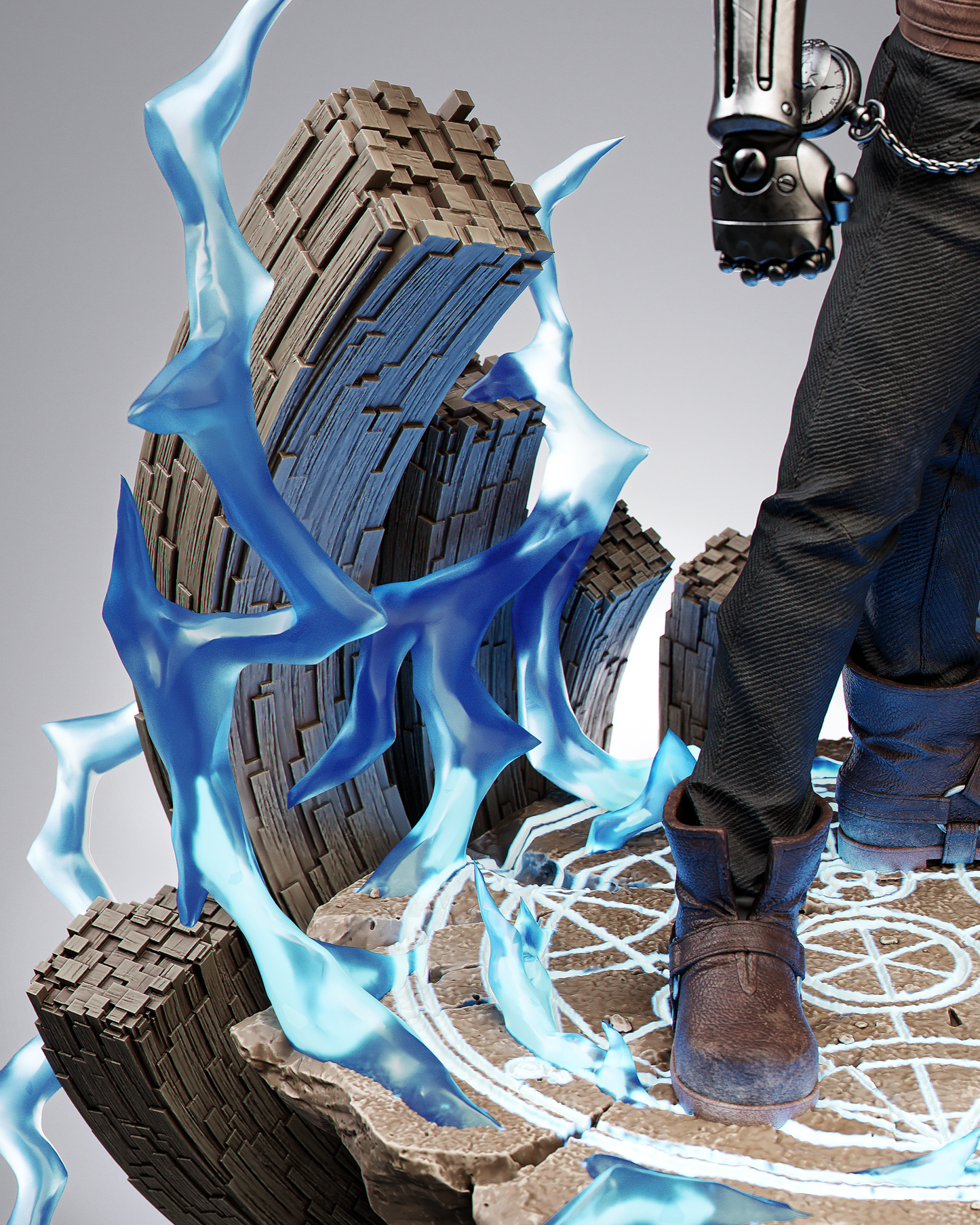 Edward Elric Style Fullmetal Alchemist Unpainted Resin Kit (1/6-1/12)