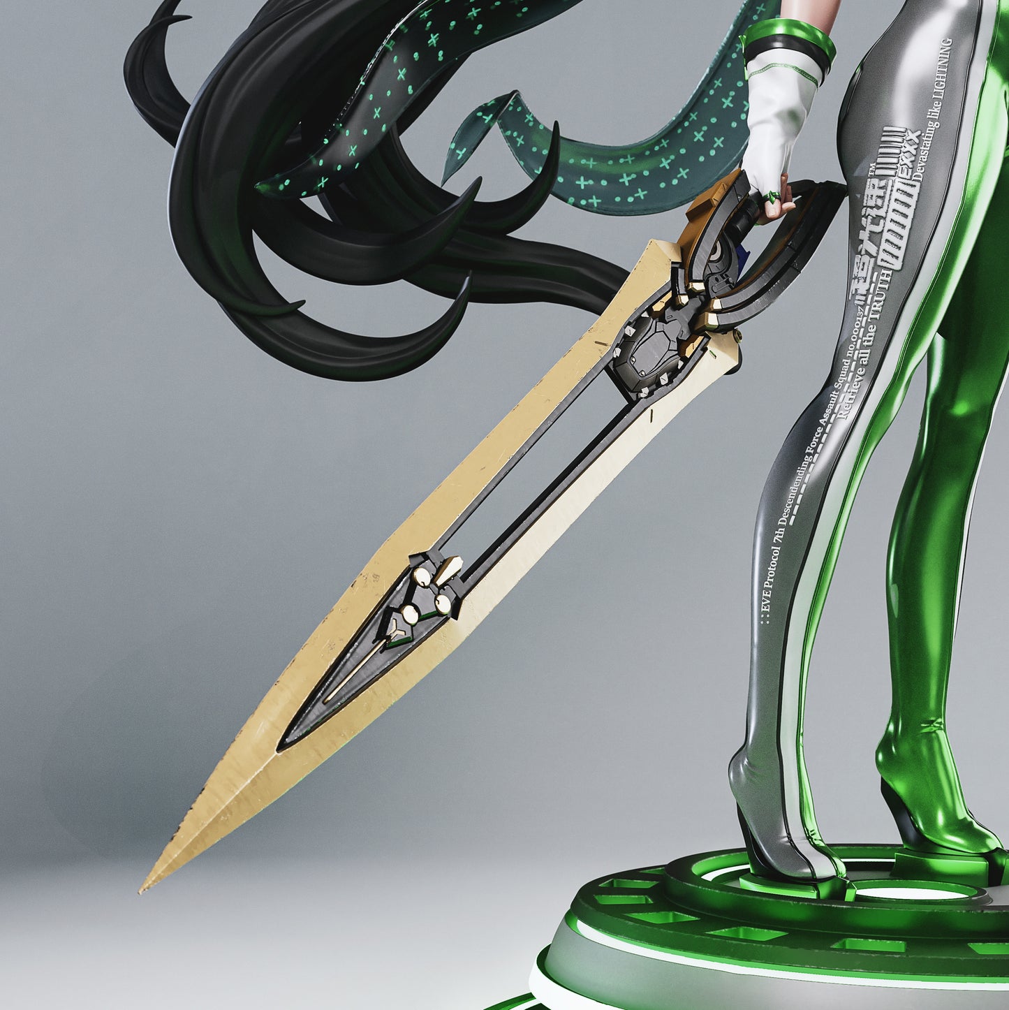 Eve Stellar Blade style resin kit – Unpainted 3D Printed Model kit