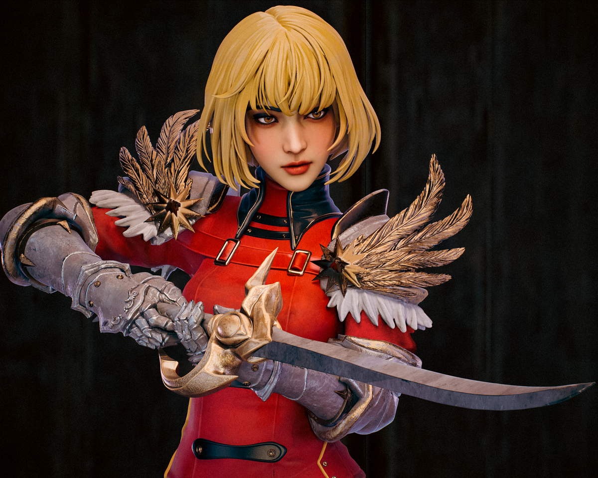 Cha Hae-In Style Solo Leveling Unpainted Resin Garage Kit (1/6-1/12)