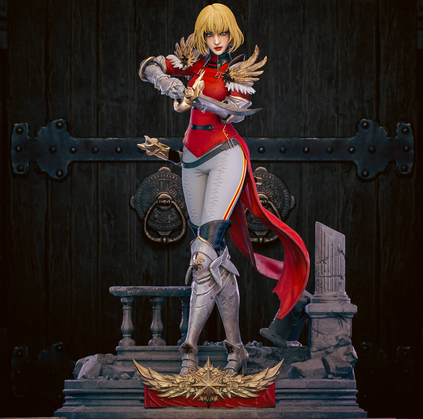 Cha Hae-In Style Solo Leveling Unpainted Resin Garage Kit (1/6-1/12)
