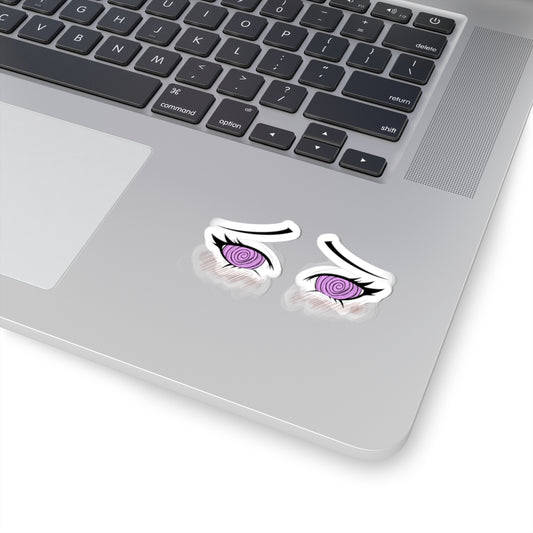 Ahegao Hypno Eyes Sticker – Anime Eyes Art – Cute Otaku Vinyl Decal