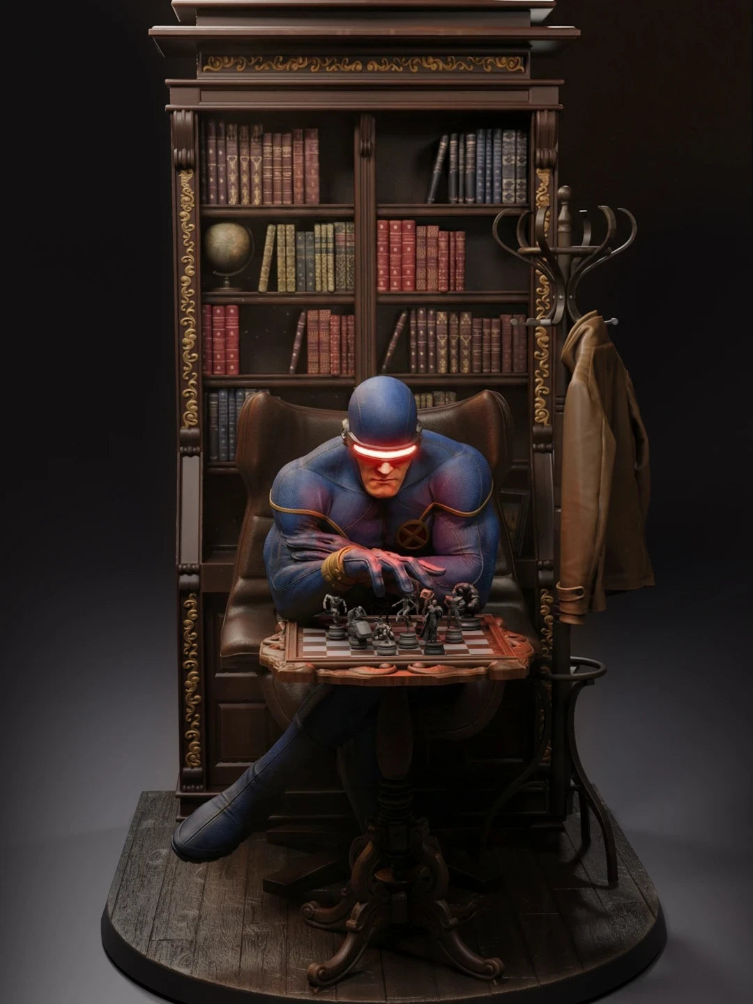 Cyclops Style Master Strategist – Unpainted 3D Printed Model Kit