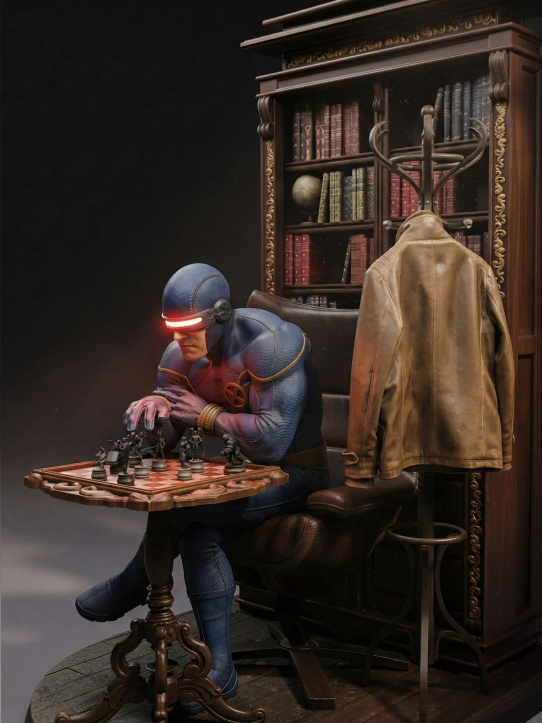 Cyclops Style Master Strategist – Unpainted 3D Printed Model Kit