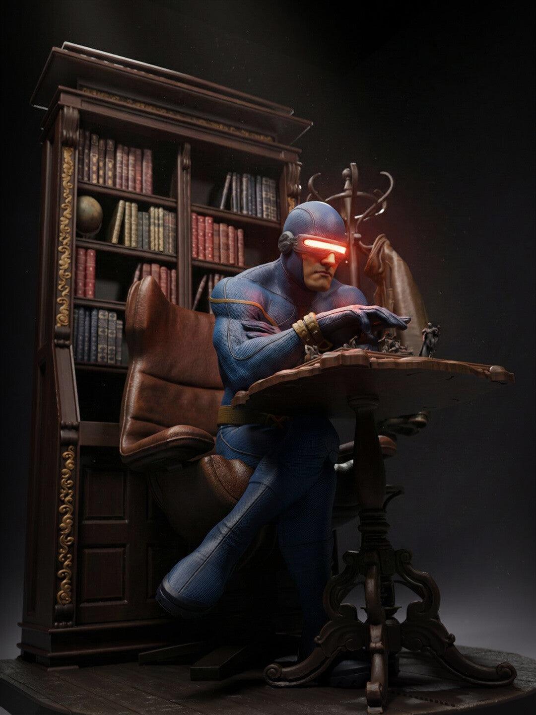 Cyclops Style Master Strategist – Unpainted 3D Printed Model Kit