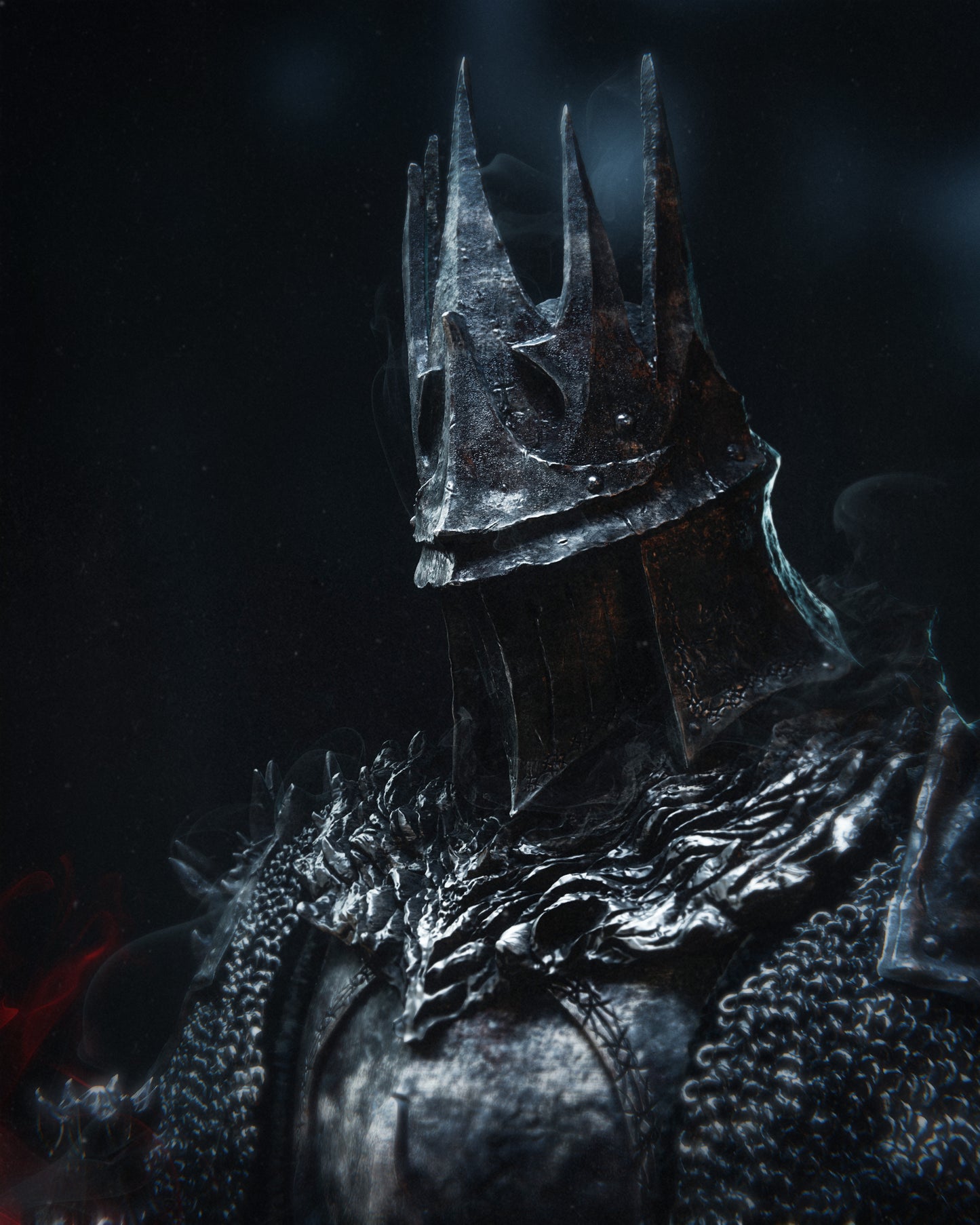 Death Knight OC – Unpainted 3D Printed Model Kit