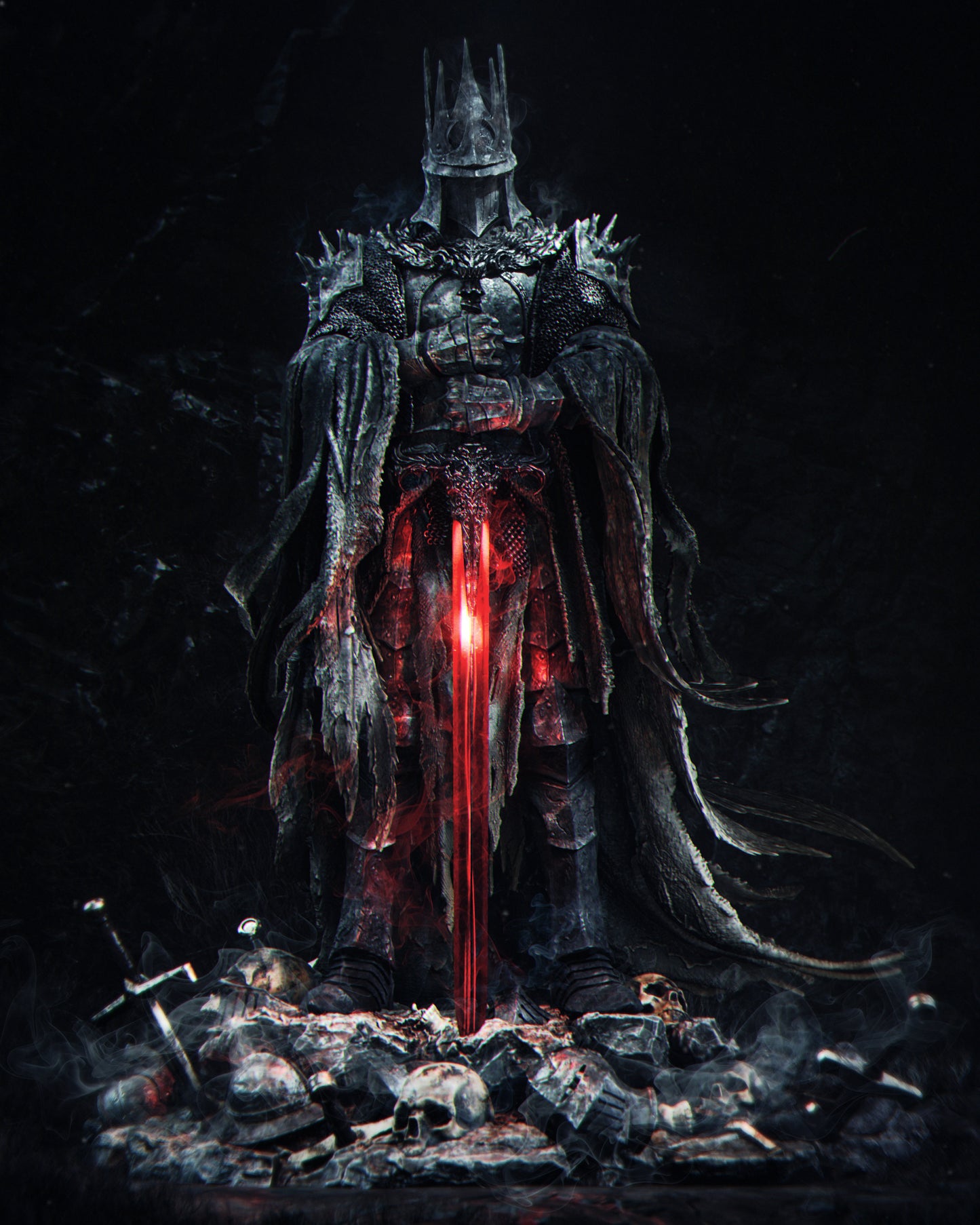 Death Knight OC – Unpainted 3D Printed Model Kit
