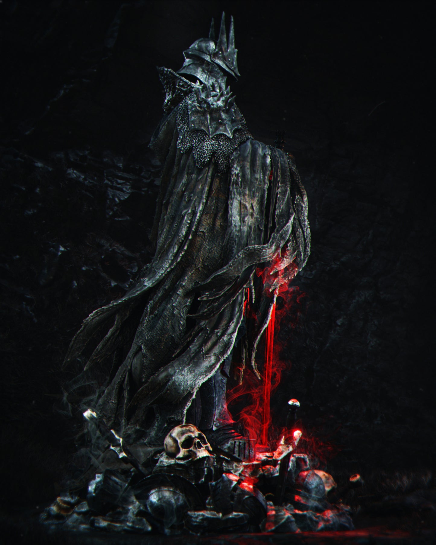 Death Knight OC – Unpainted 3D Printed Model Kit
