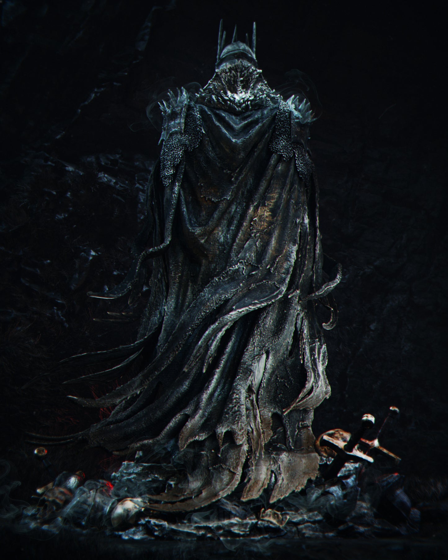Death Knight OC – Unpainted 3D Printed Model Kit