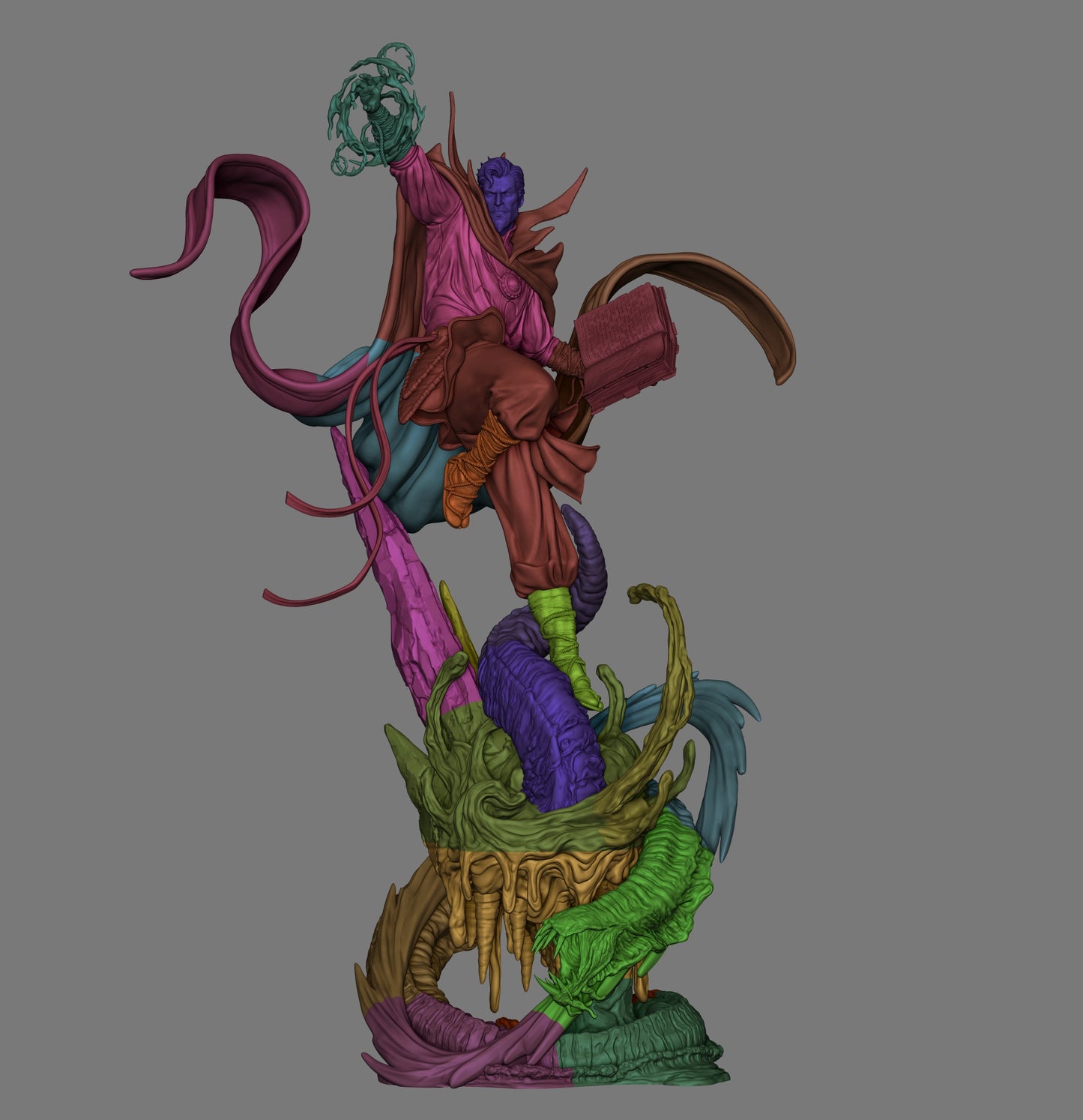 Doctor Strange figure kit - Unpainted 3D printed resin model kit