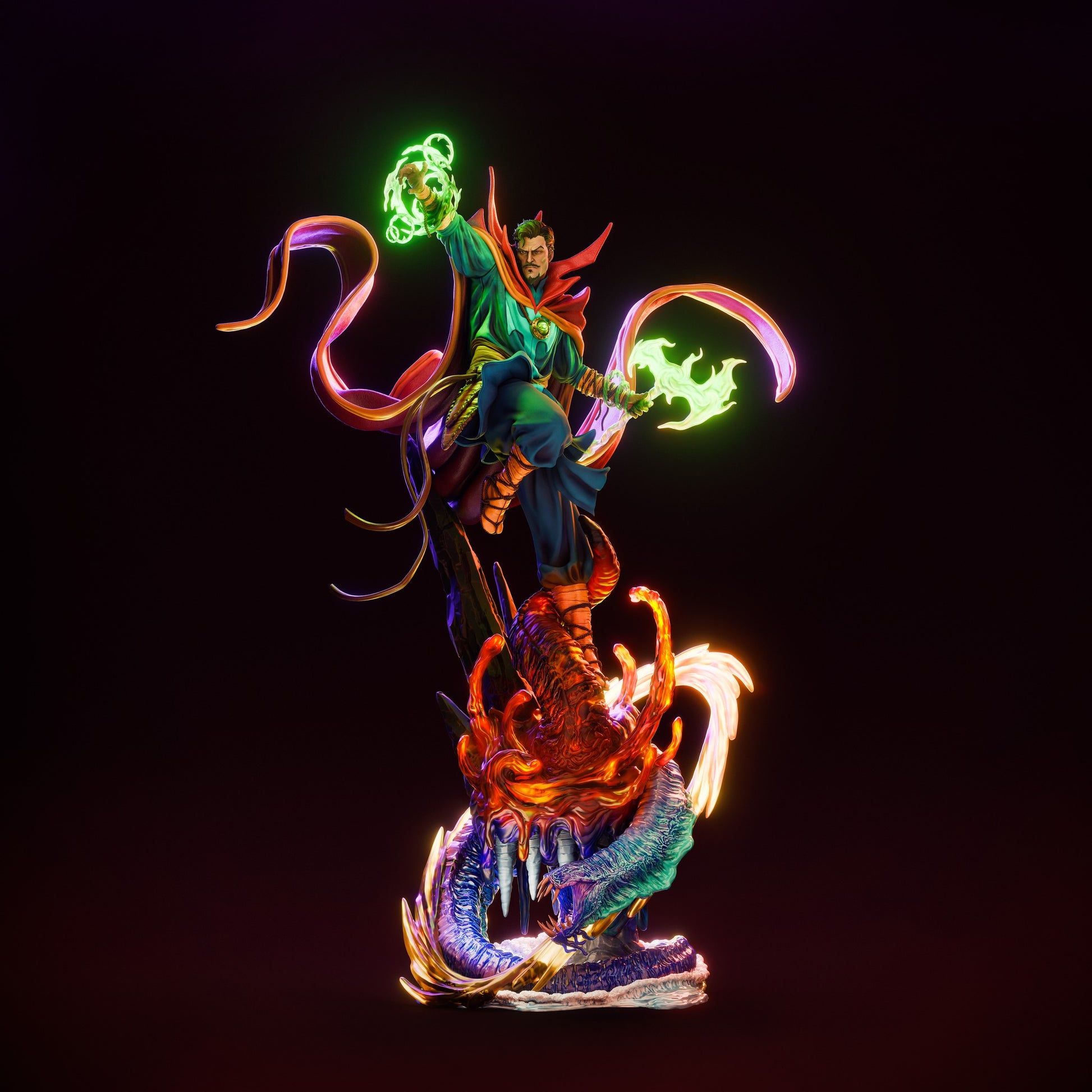 Doctor Strange inspired resin figure