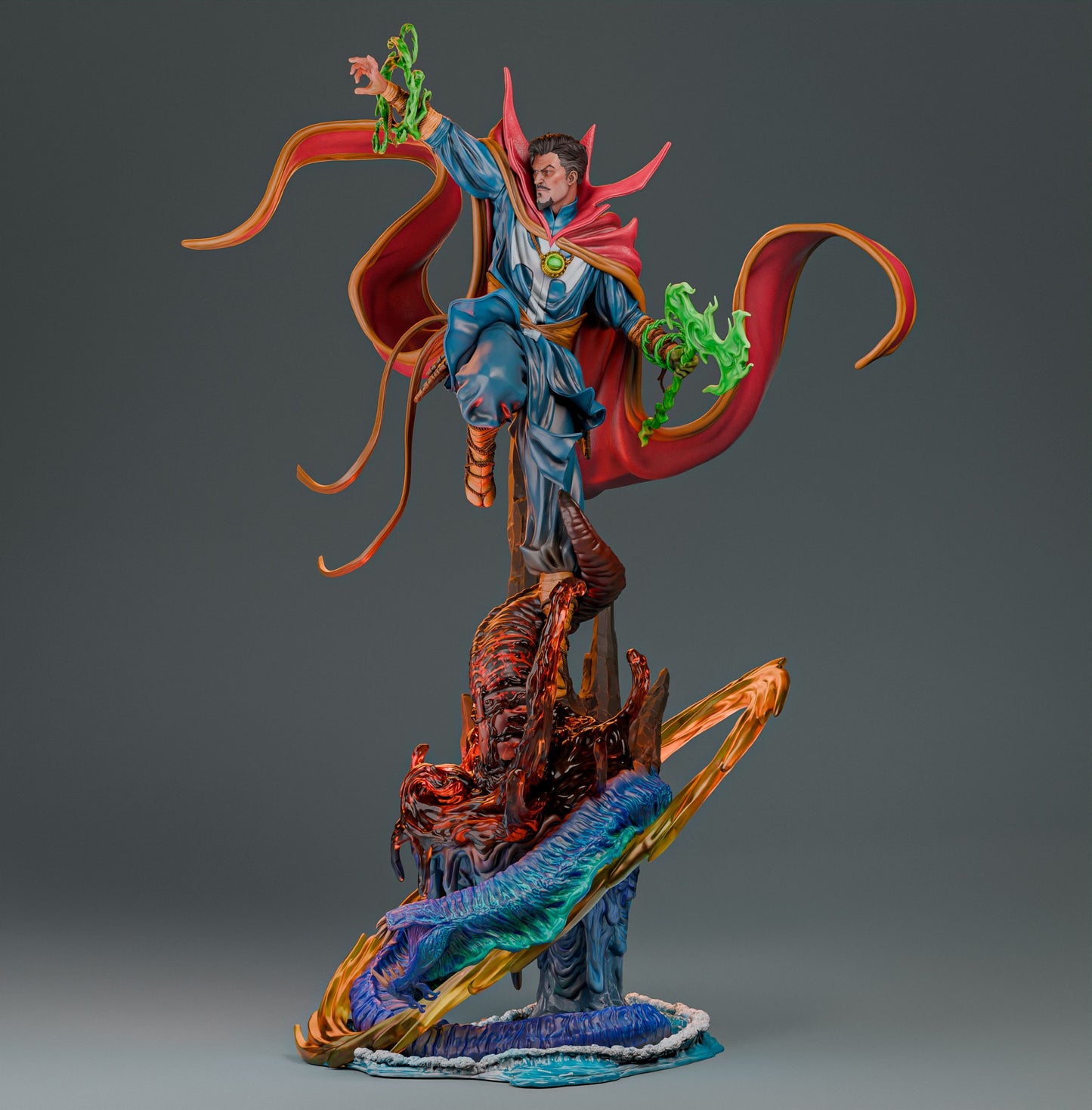 Doctor Strange figure kit - Unpainted 3D printed resin model kit