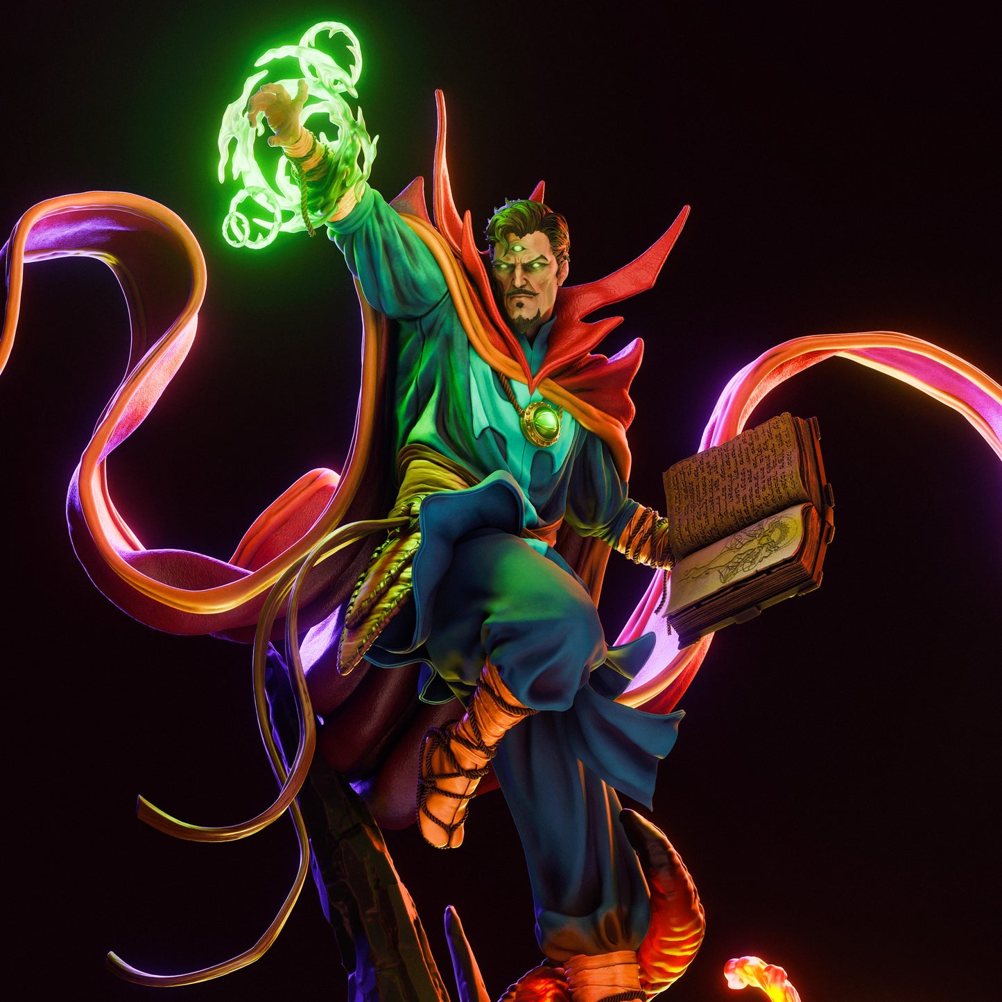 Doctor Strange figure kit - Unpainted 3D printed resin model kit