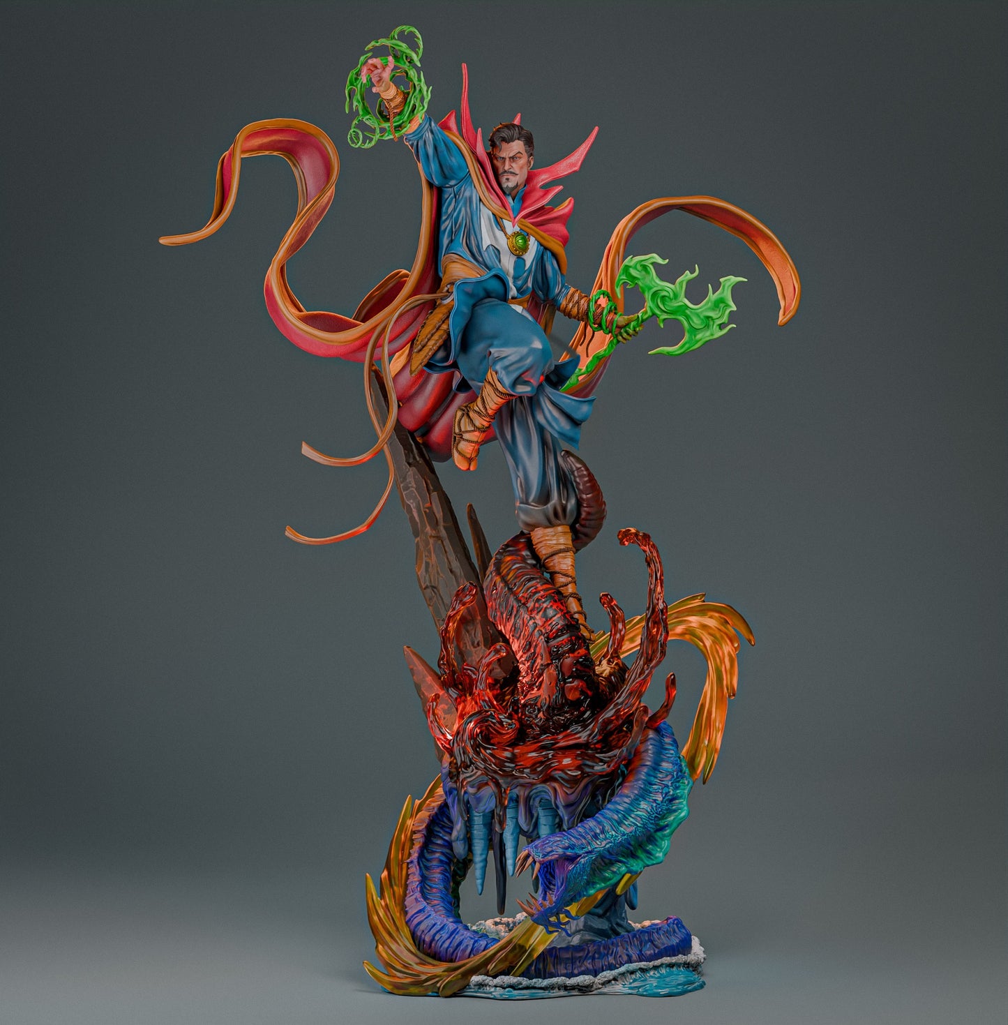 Doctor Strange figure kit - Unpainted 3D printed resin model kit