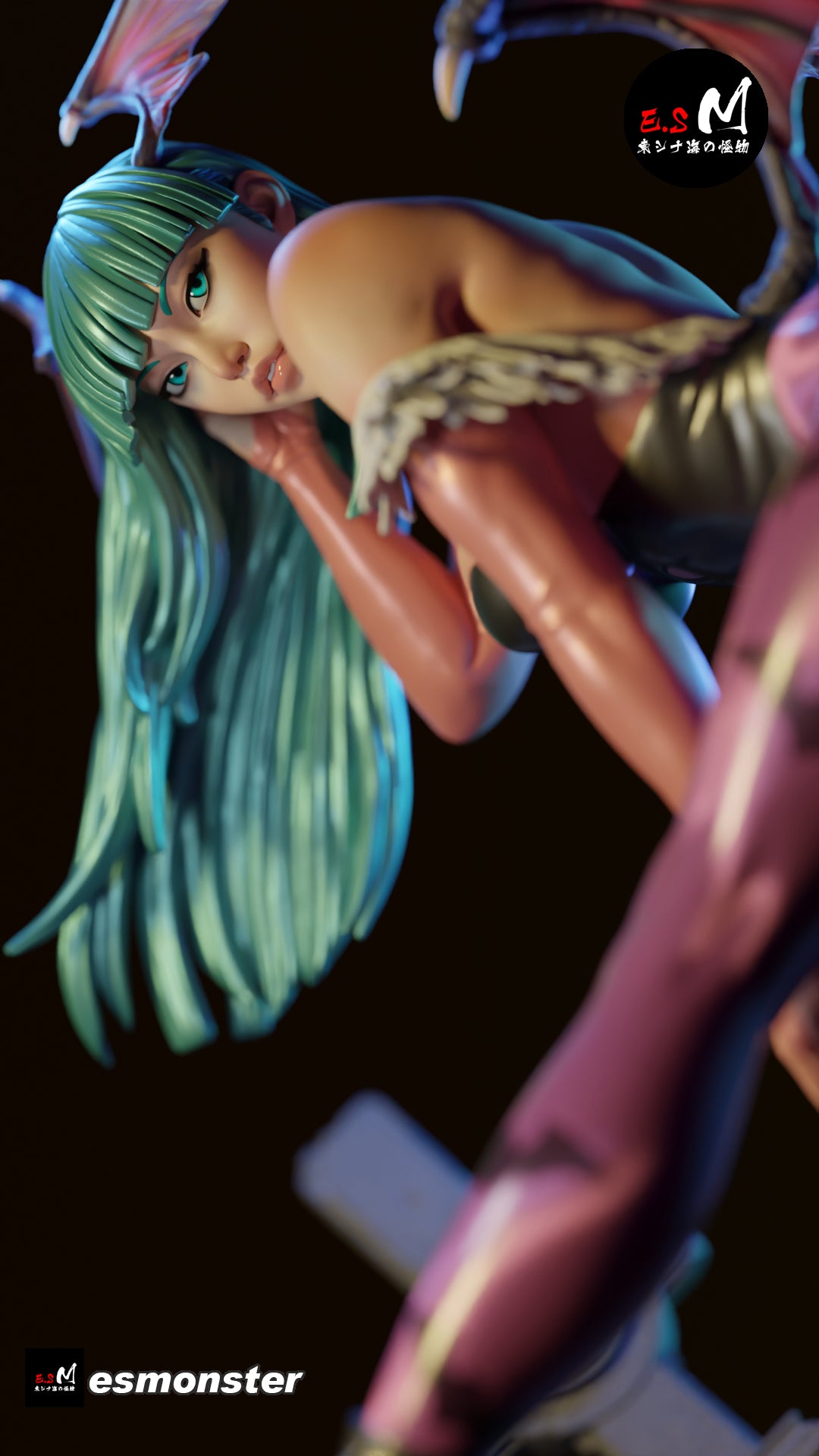 Looking Back Morrigan Style Darkstalkers Unpainted Resin Kit (1/6-1/12)