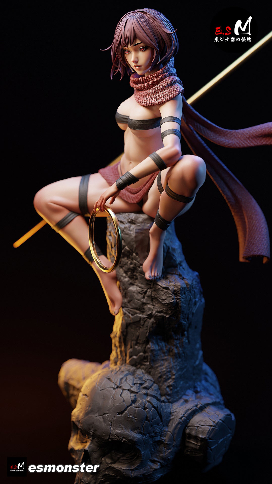 Relic Huntress Jin Fantasy Unpainted Resin Garage Model Kit (1/6-1/12)