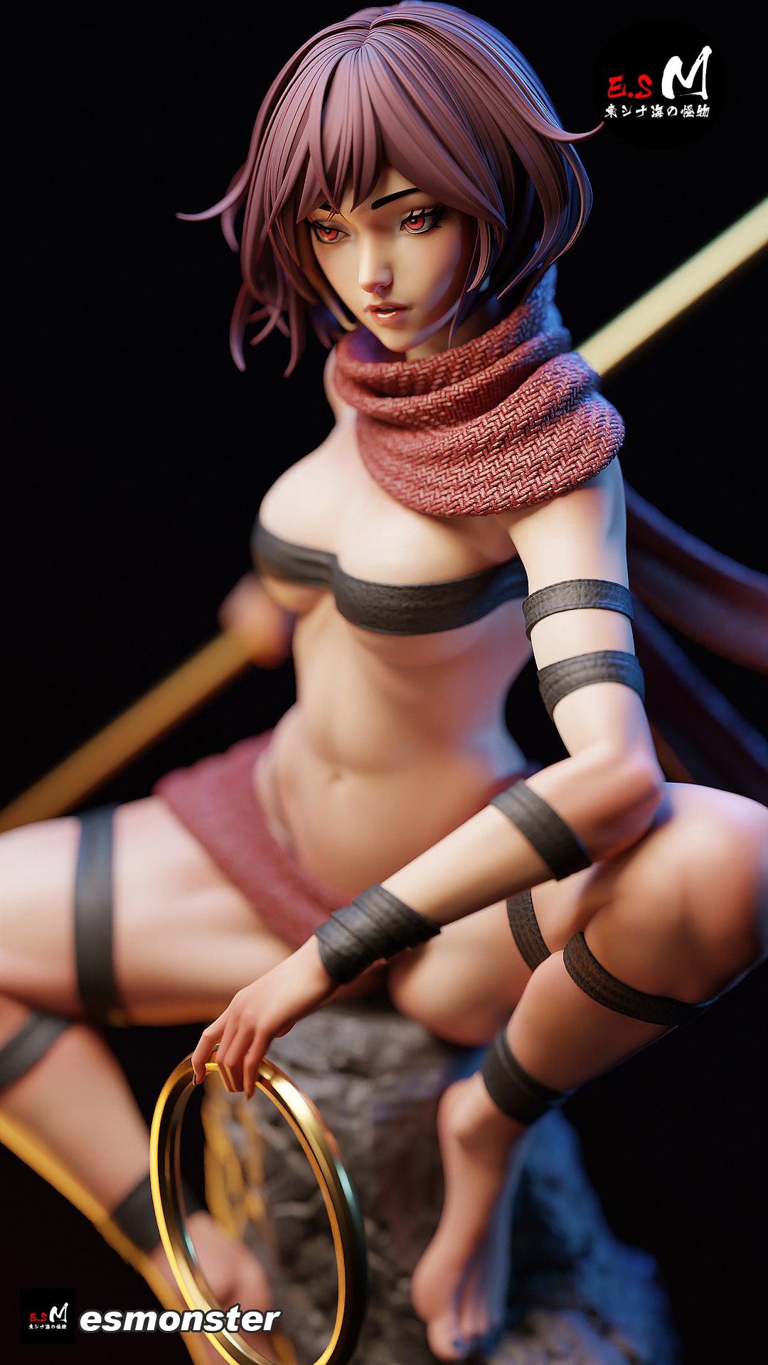 Relic Huntress Jin Fantasy Unpainted Resin Garage Model Kit (1/6-1/12)