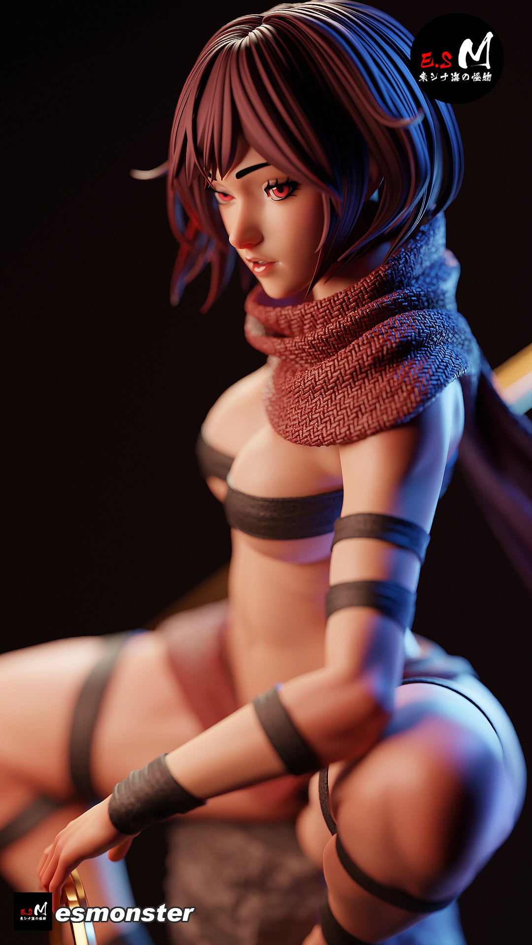 Relic Huntress Jin Fantasy Unpainted Resin Garage Model Kit (1/6-1/12)