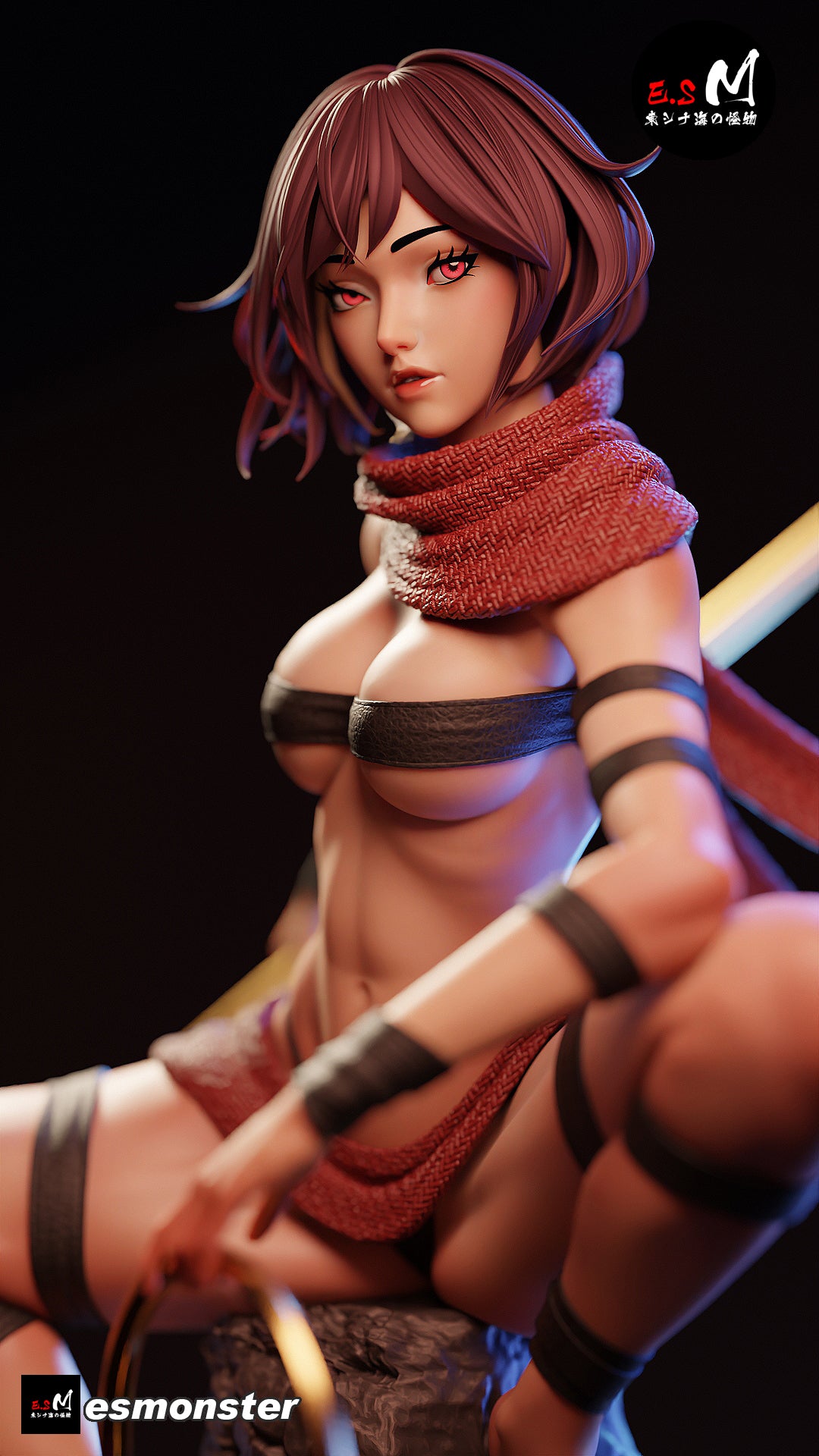Relic Huntress Jin Fantasy Unpainted Resin Garage Model Kit (1/6-1/12)