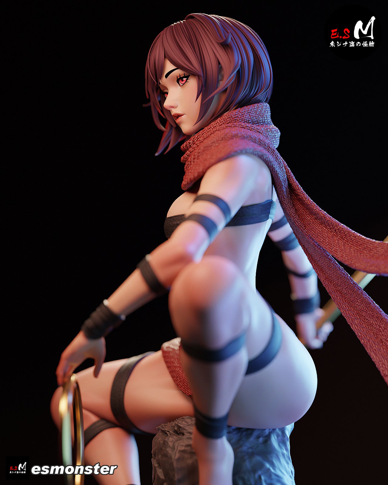 Relic Huntress Jin Fantasy Unpainted Resin Garage Model Kit (1/6-1/12)