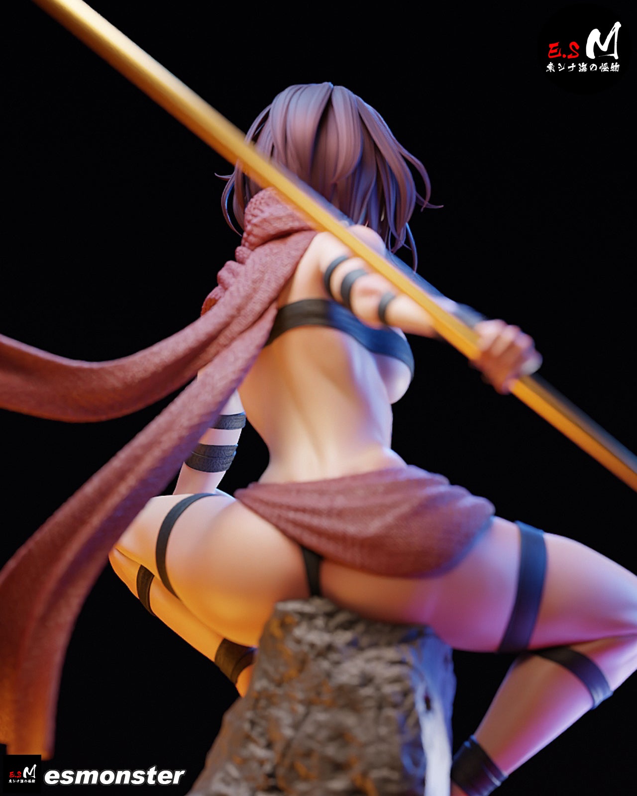 Relic Huntress Jin Fantasy Unpainted Resin Garage Model Kit (1/6-1/12)