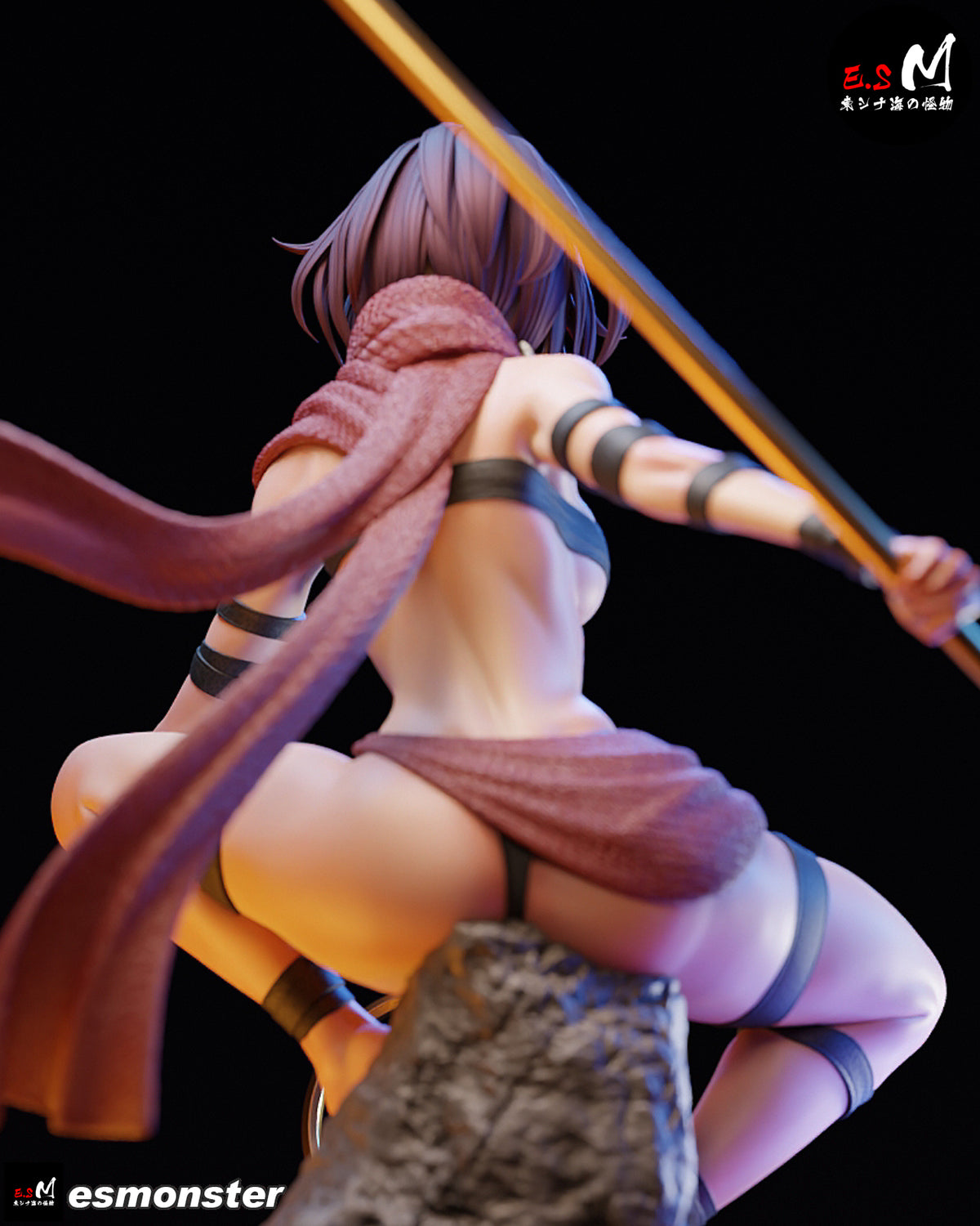 Relic Huntress Jin Fantasy Unpainted Resin Garage Model Kit (1/6-1/12)