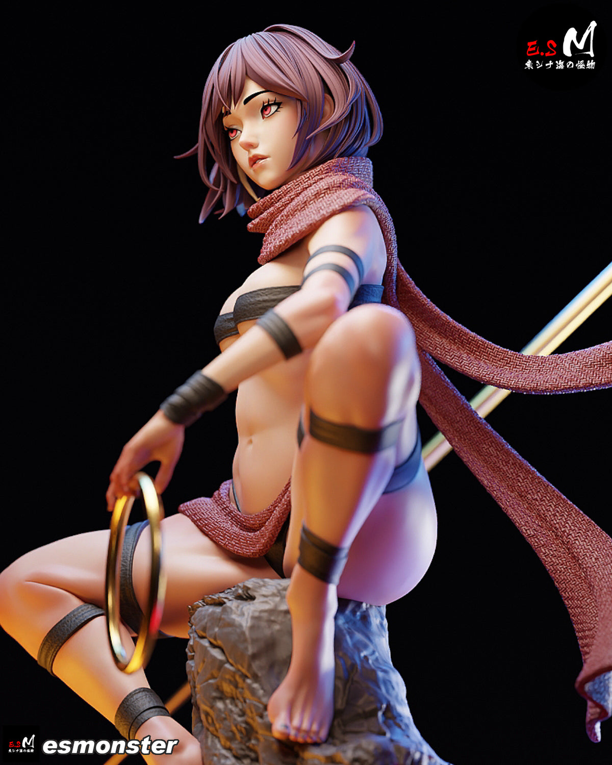 Relic Huntress Jin Fantasy Unpainted Resin Garage Model Kit (1/6-1/12)