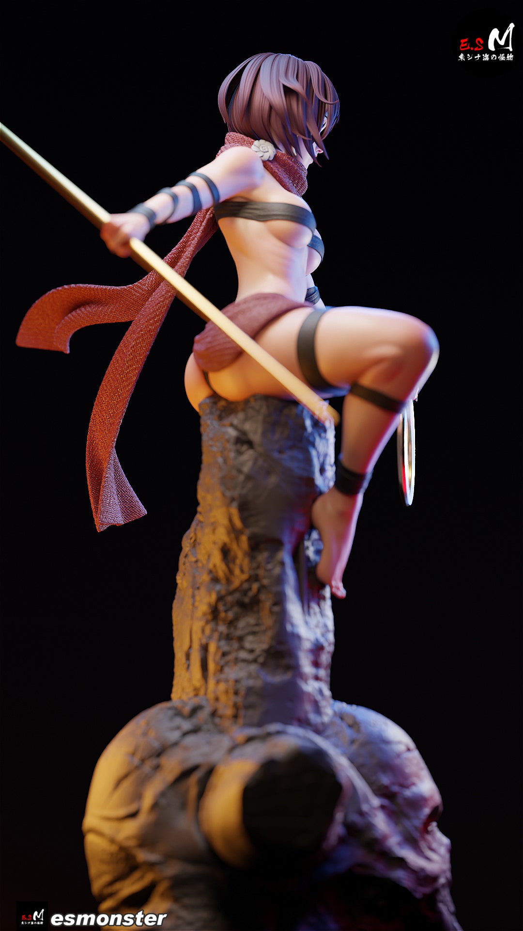 Relic Huntress Jin Fantasy Unpainted Resin Garage Model Kit (1/6-1/12)