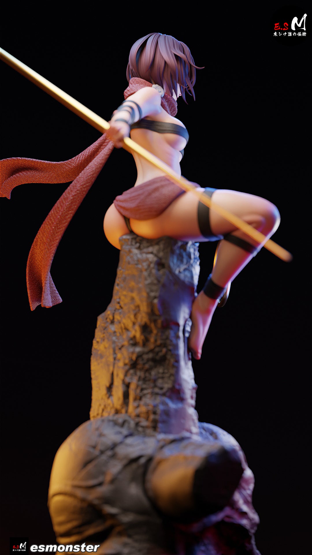 Relic Huntress Jin Fantasy Unpainted Resin Garage Model Kit (1/6-1/12)