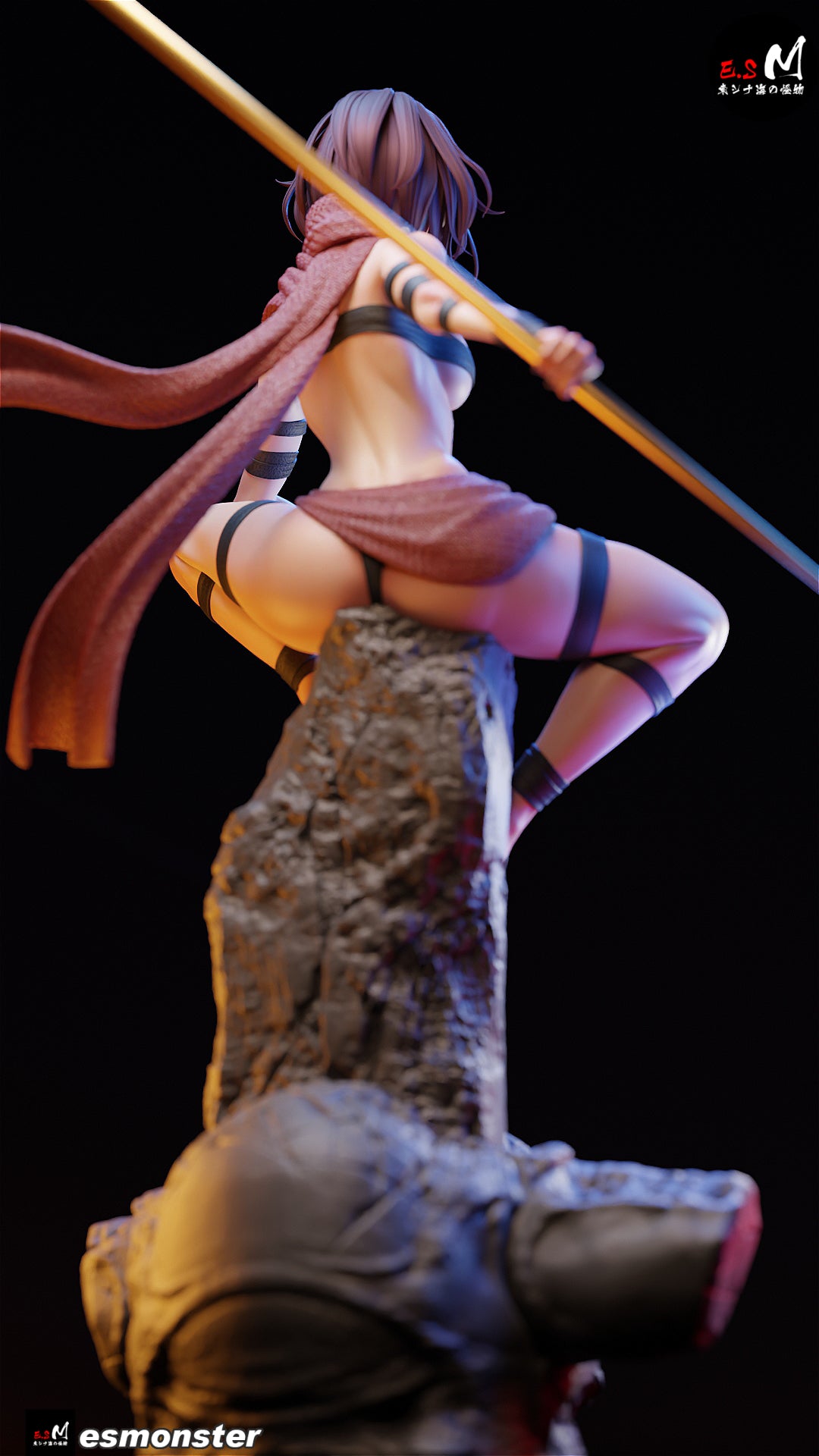 Relic Huntress Jin Fantasy Unpainted Resin Garage Model Kit (1/6-1/12)