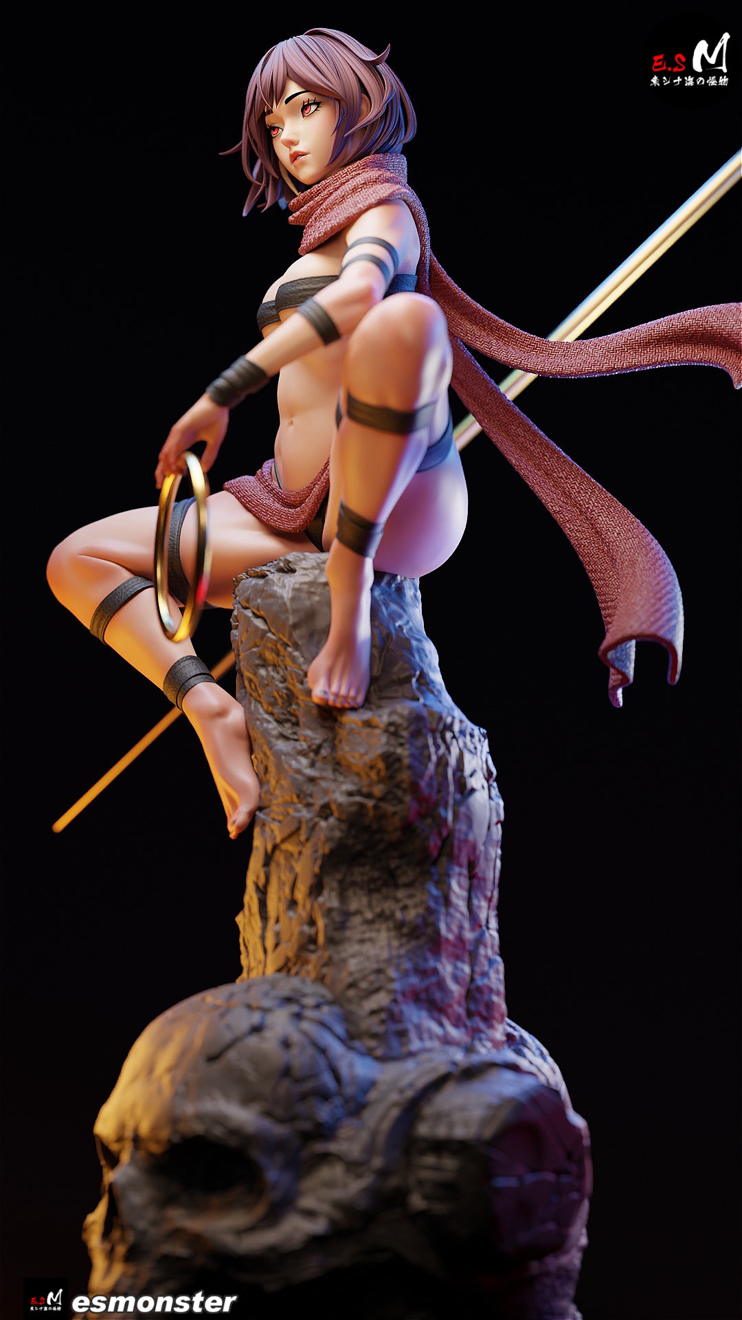 Relic Huntress Jin Fantasy Unpainted Resin Garage Model Kit (1/6-1/12)