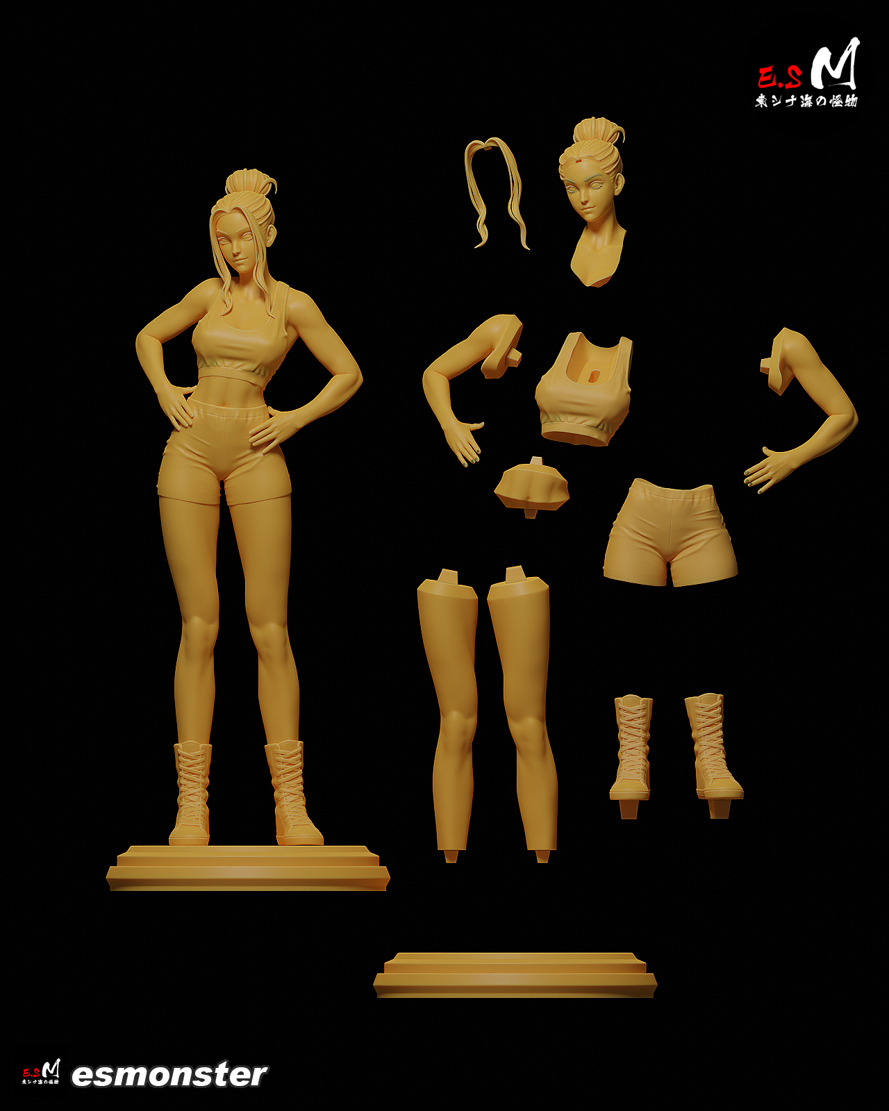 Monkey Heir Streetwear Journey West Unpainted Resin Garage Kit (1/6-1/12)