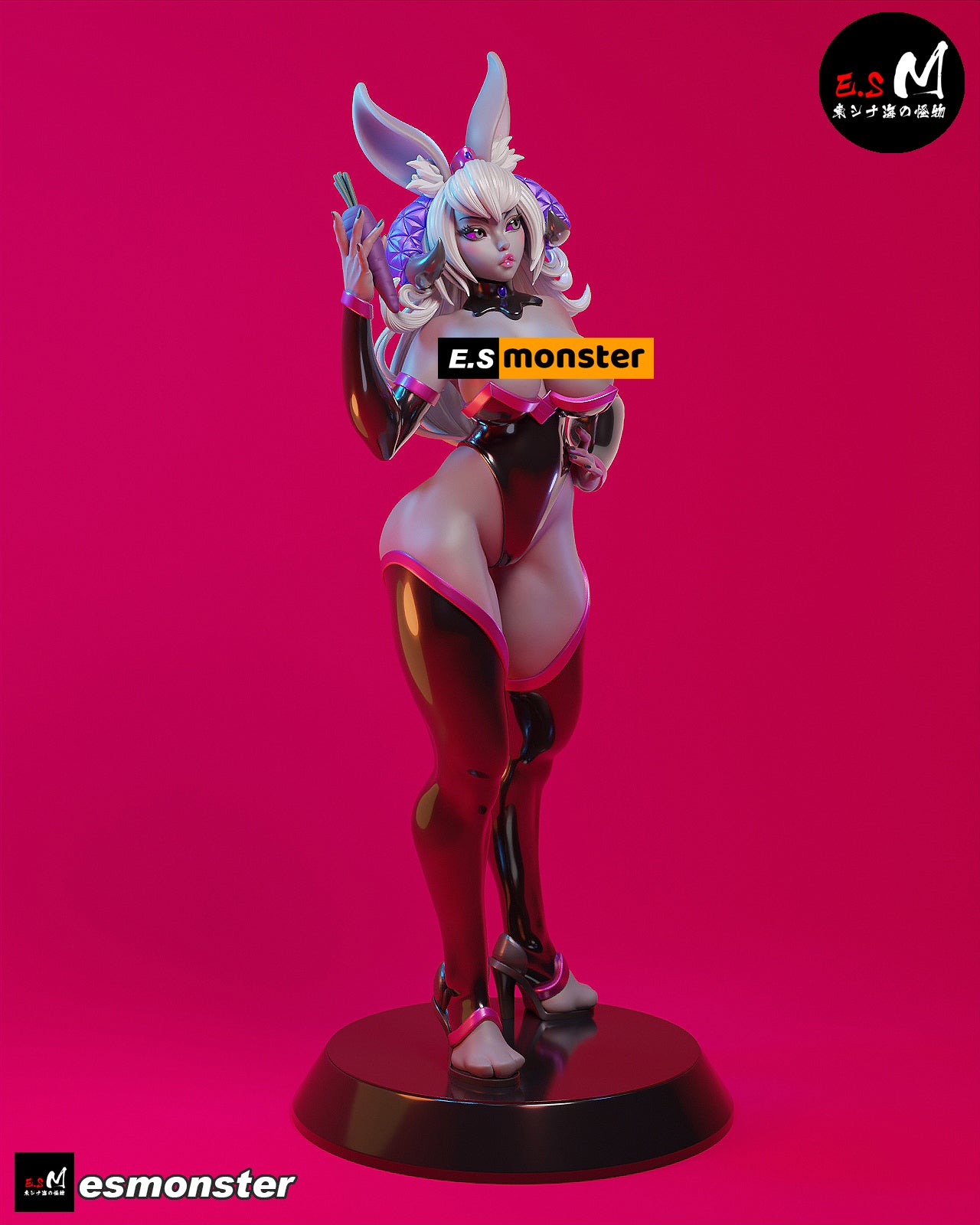 Bunny Queen Empress Celestine Fantasy Unpainted Resin Garage Model Kit (1/6-1/12