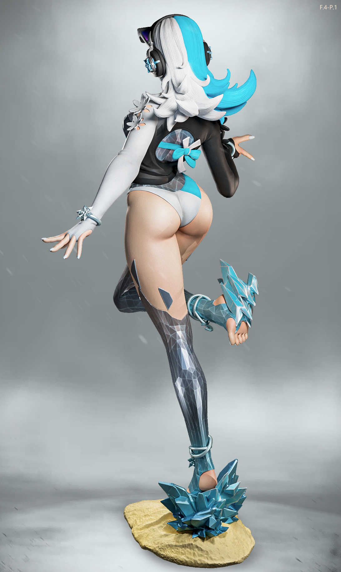 Summer Luna Snow Style Marvel Rivals Unpainted Resin Garage Kit (1/6-1/12)