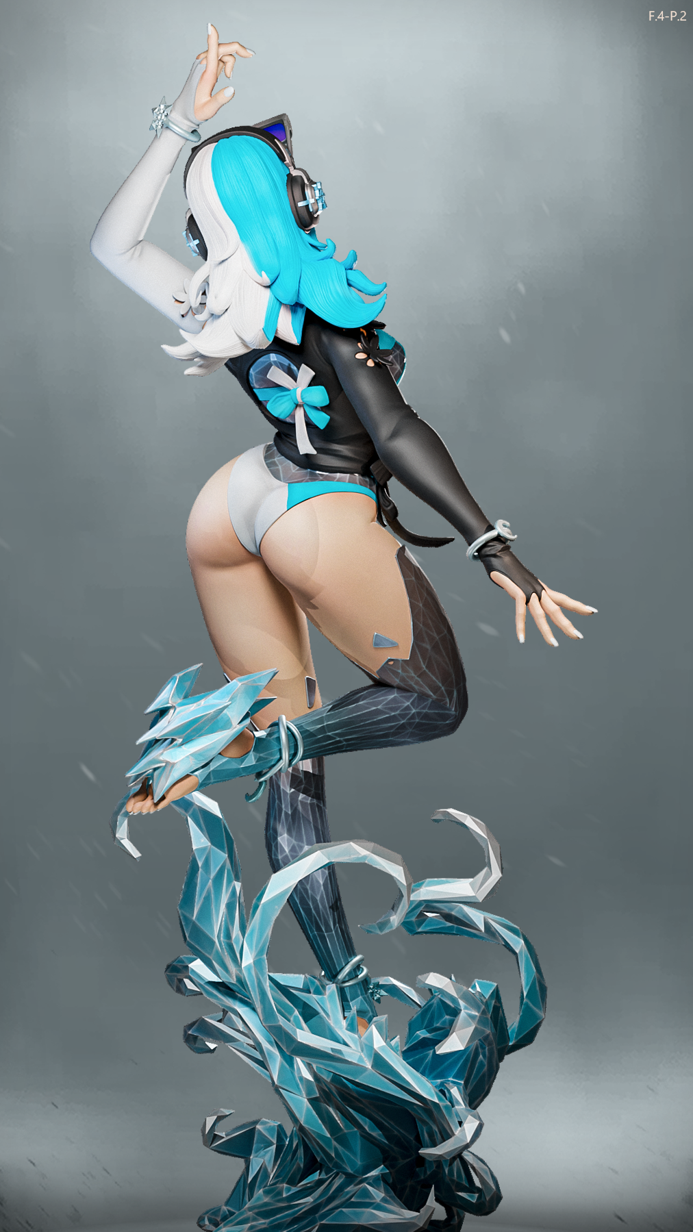 Summer Luna Snow Style Marvel Rivals Unpainted Resin Garage Kit (1/6-1/12)