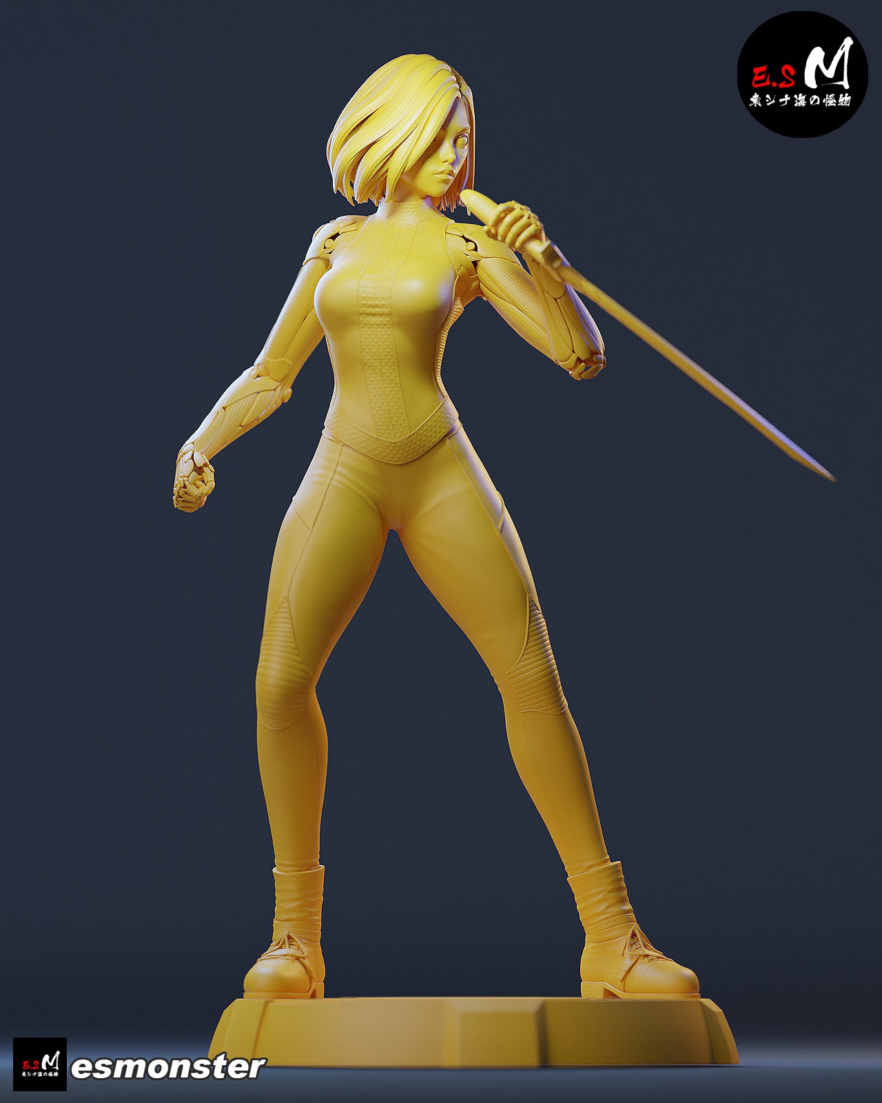 Alita Style Battle Angel Cyberpunk Unpainted Resin Garage Kit (1/6-1/12)