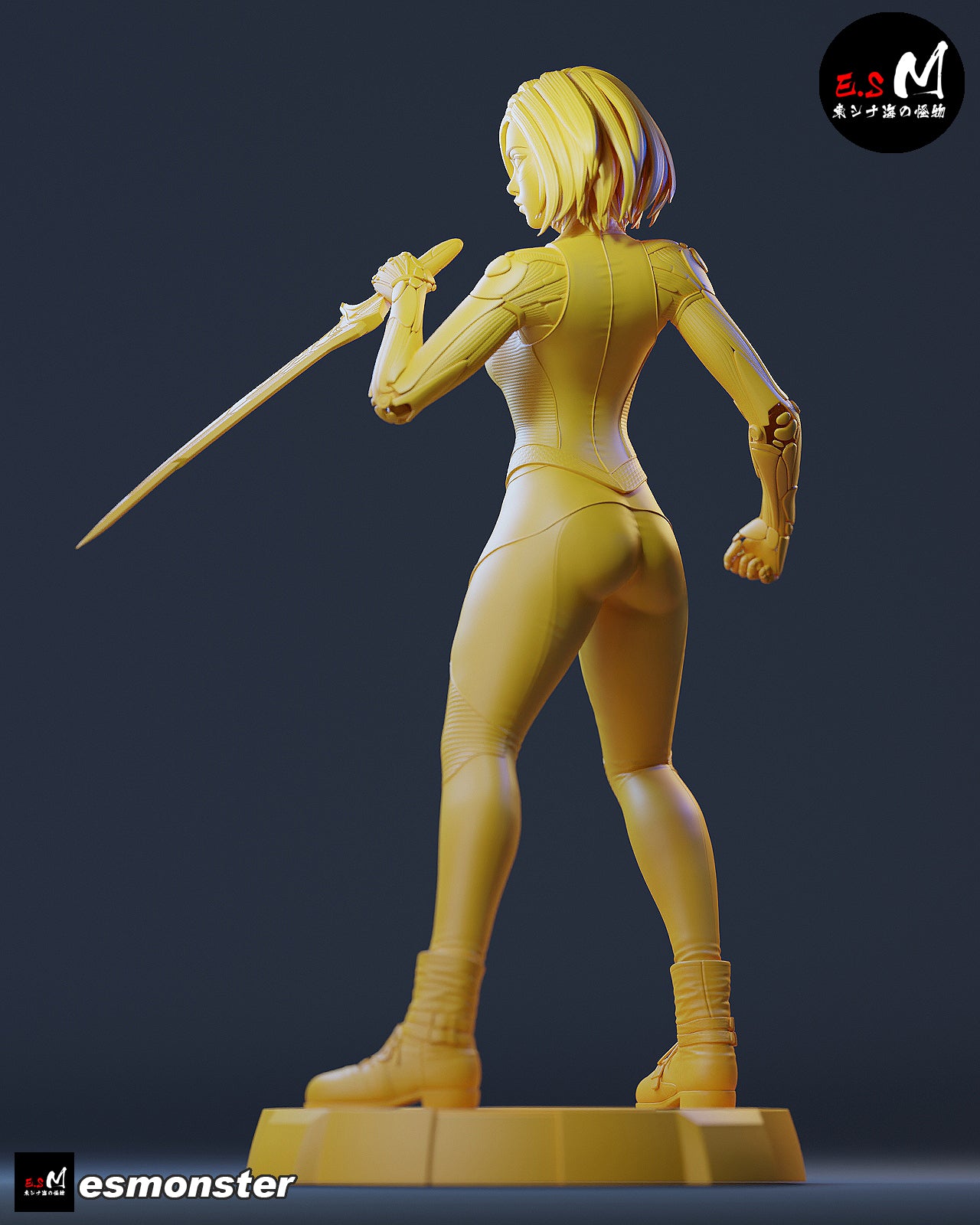 Alita Style Battle Angel Cyberpunk Unpainted Resin Garage Kit (1/6-1/12)