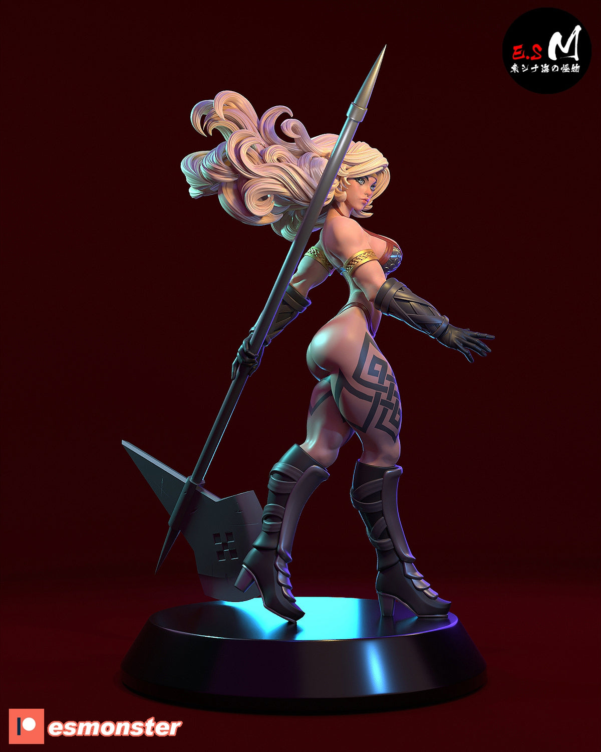 Amazon Style Dragon's Crown Unpainted Resin Garage Model Kit (1/6-1/12)