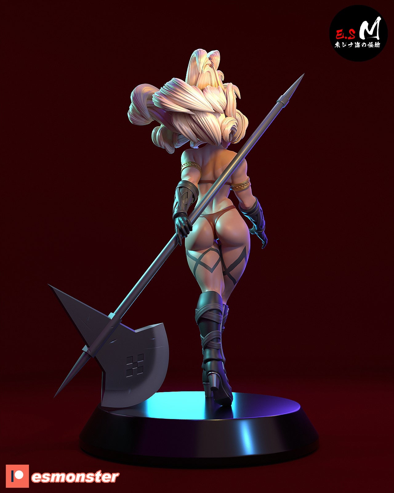 Amazon Style Dragon's Crown Unpainted Resin Garage Model Kit (1/6-1/12)