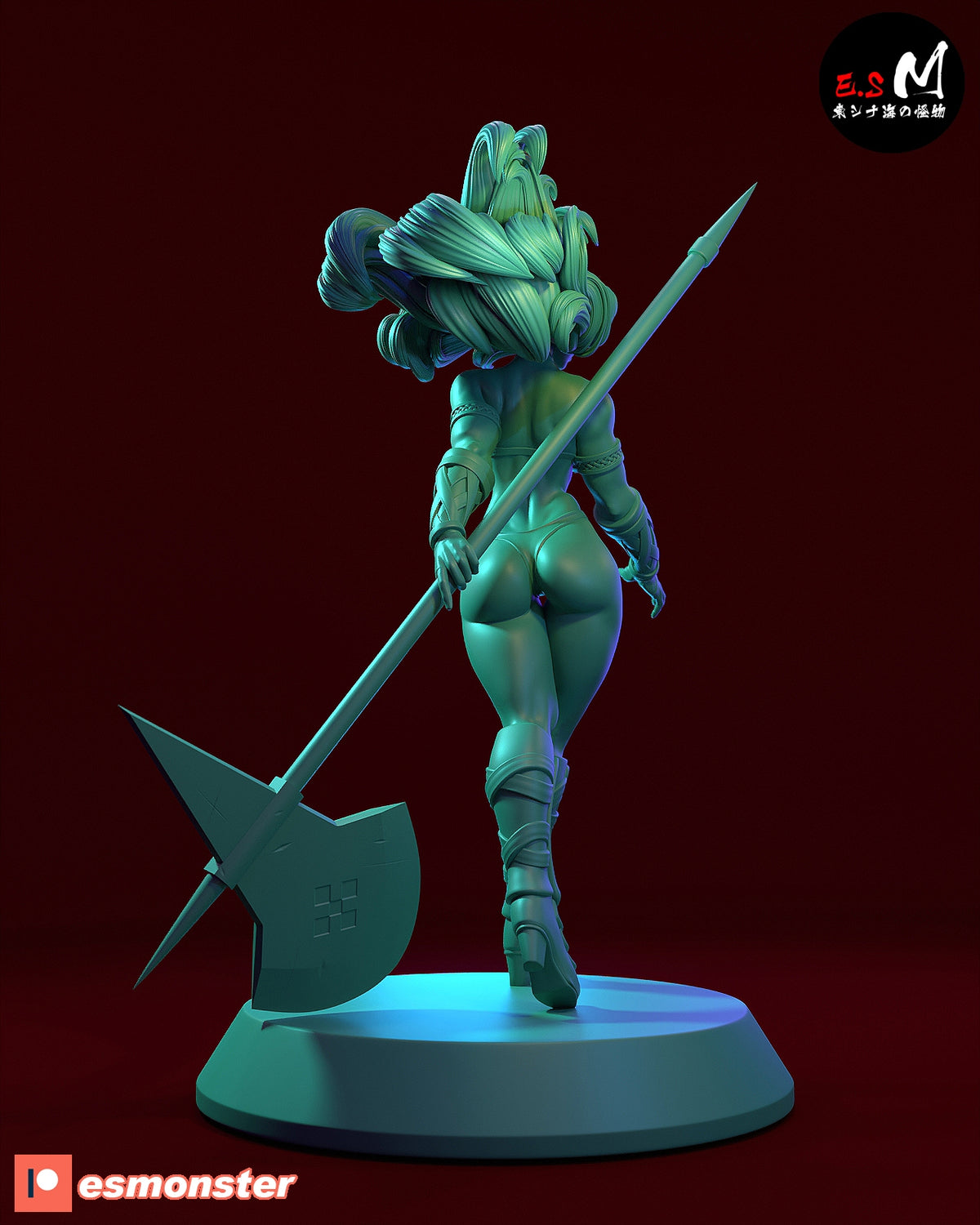 Amazon Style Dragon's Crown Unpainted Resin Garage Model Kit (1/6-1/12)