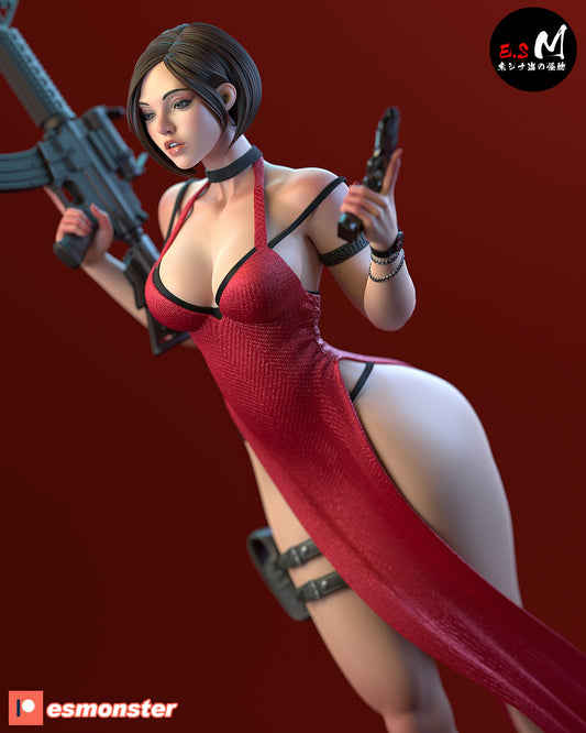 Rifle Ada Style Resident Evil Unpainted Resin Garage Model Kit (1/6-1/12)
