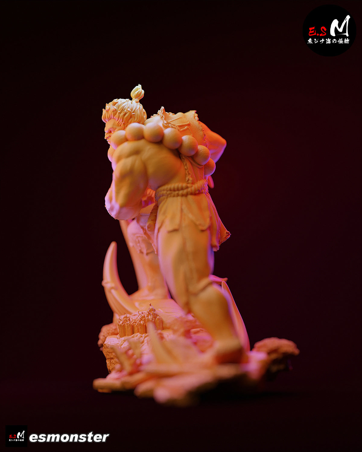 Demon Akuma Style Street Fighter Unpainted Resin Garage Kit (1/6-1/12)