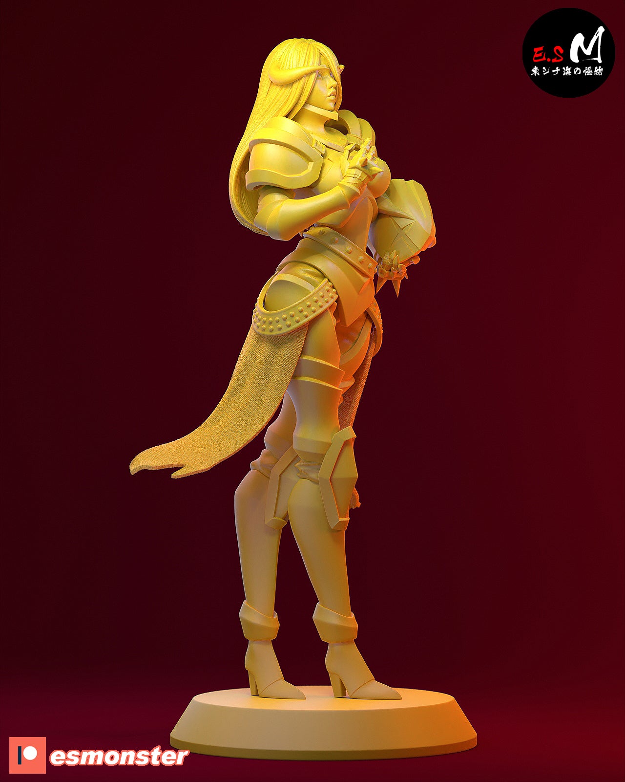 Albedo Style Overlord Anime Unpainted Resin Garage Kit (1/6-1/12)