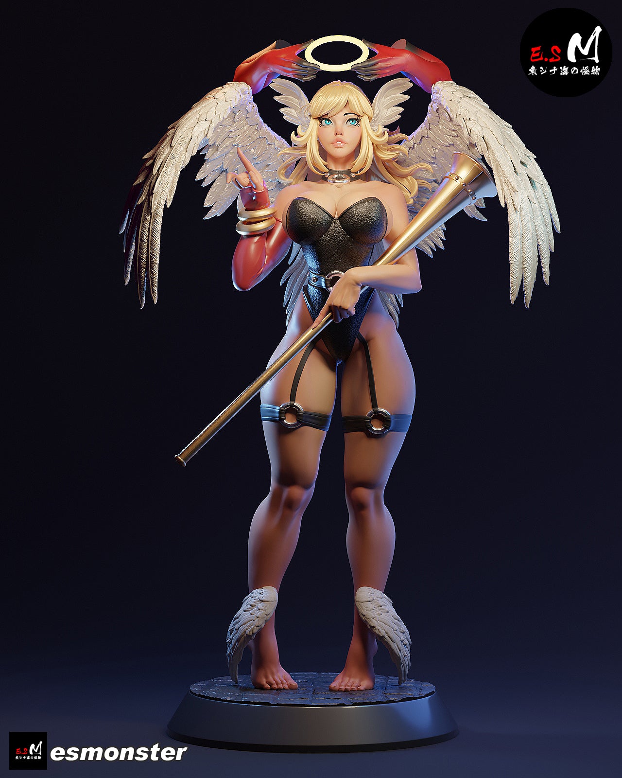 Fallen Angel Anaita Dark Fantasy Unpainted Resin Garage Model Kit (1/6-1/12)