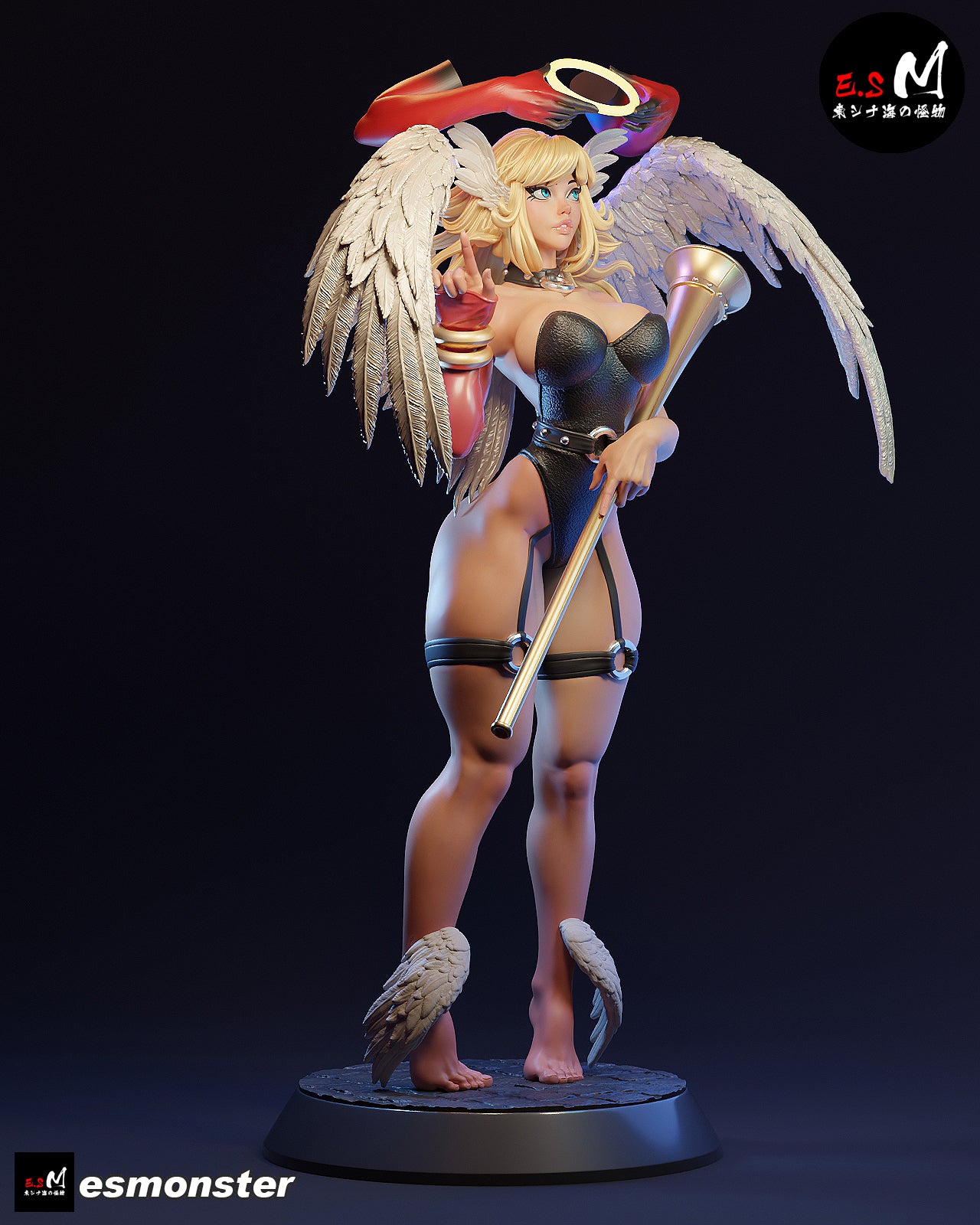Fallen Angel Anaita Dark Fantasy Unpainted Resin Garage Model Kit (1/6-1/12)