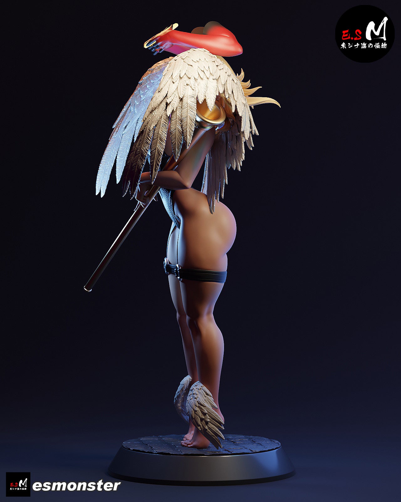 Fallen Angel Anaita Dark Fantasy Unpainted Resin Garage Model Kit (1/6-1/12)