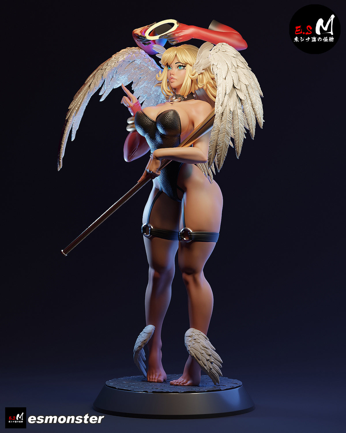 Fallen Angel Anaita Dark Fantasy Unpainted Resin Garage Model Kit (1/6-1/12)
