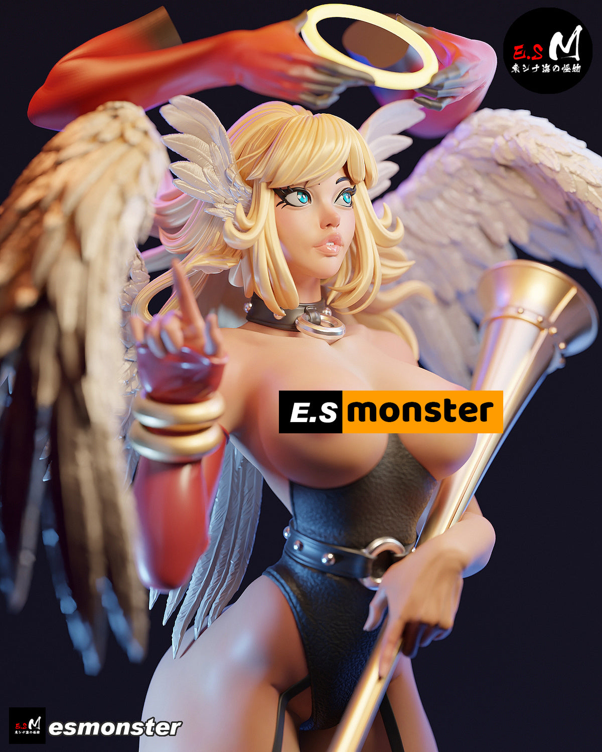 Fallen Angel Anaita Dark Fantasy Unpainted Resin Garage Model Kit (1/6-1/12)
