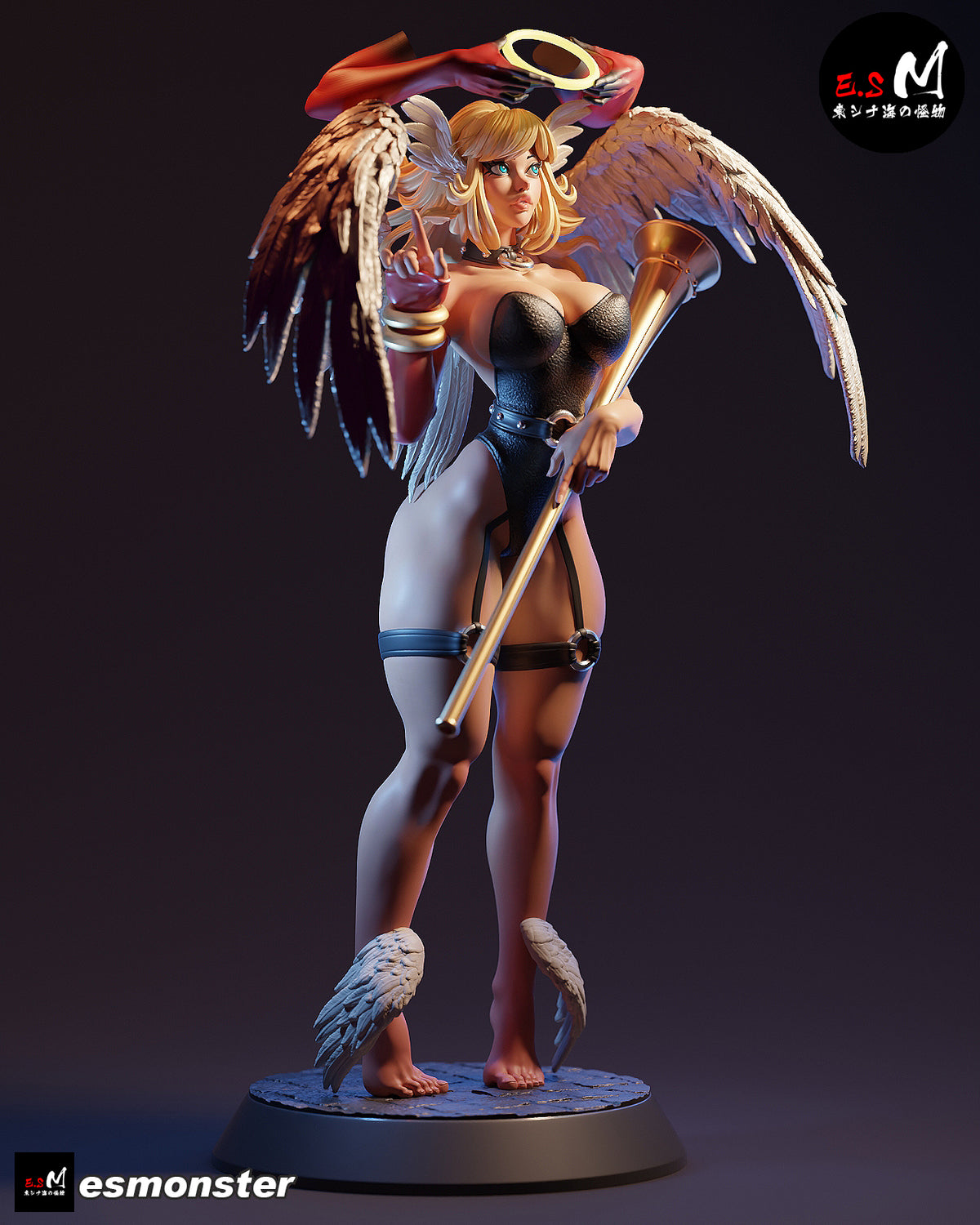 Fallen Angel Anaita Dark Fantasy Unpainted Resin Garage Model Kit (1/6-1/12)